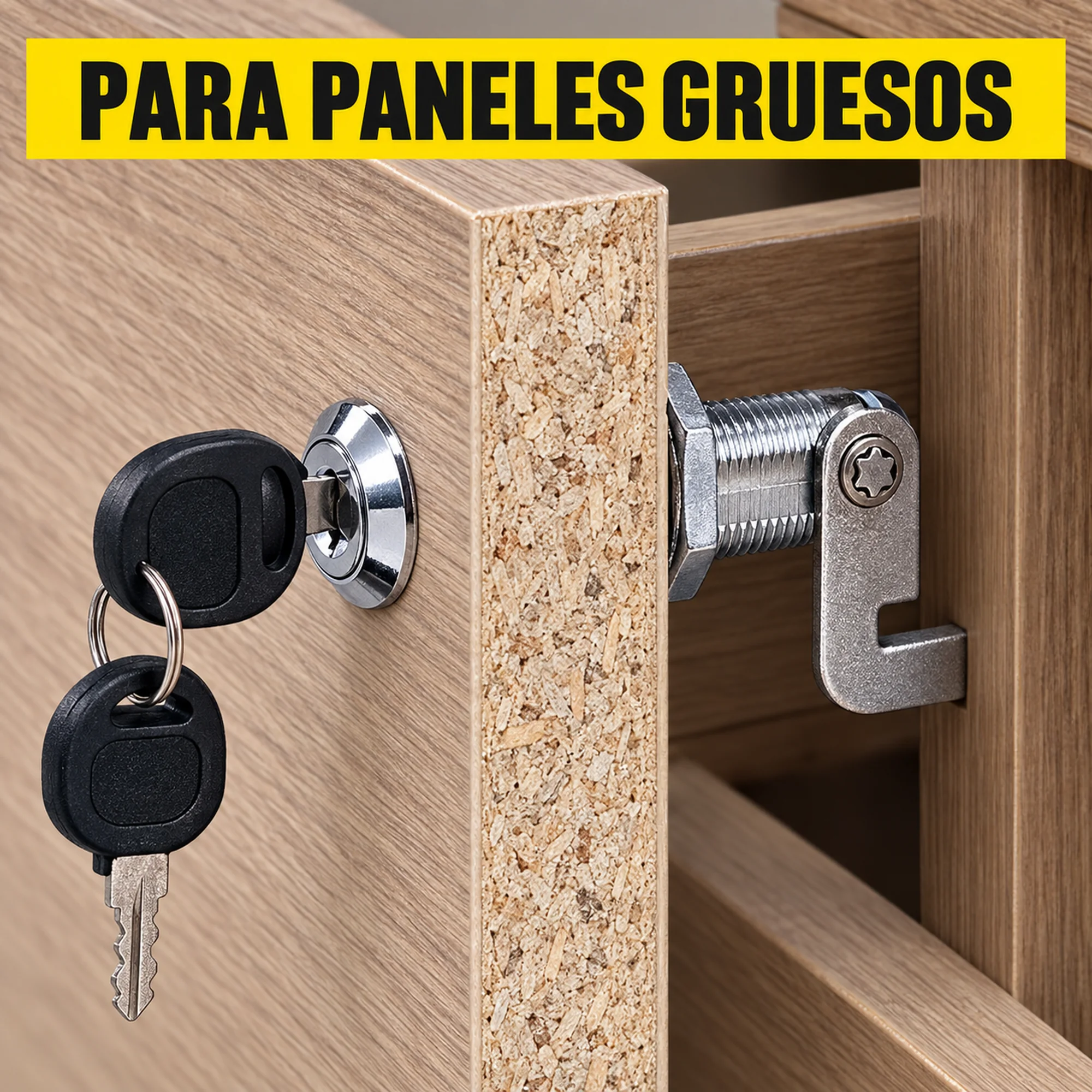 Cerradura de leva para cajón, modelo 103-30 – SKU 42579 - Imagen 4