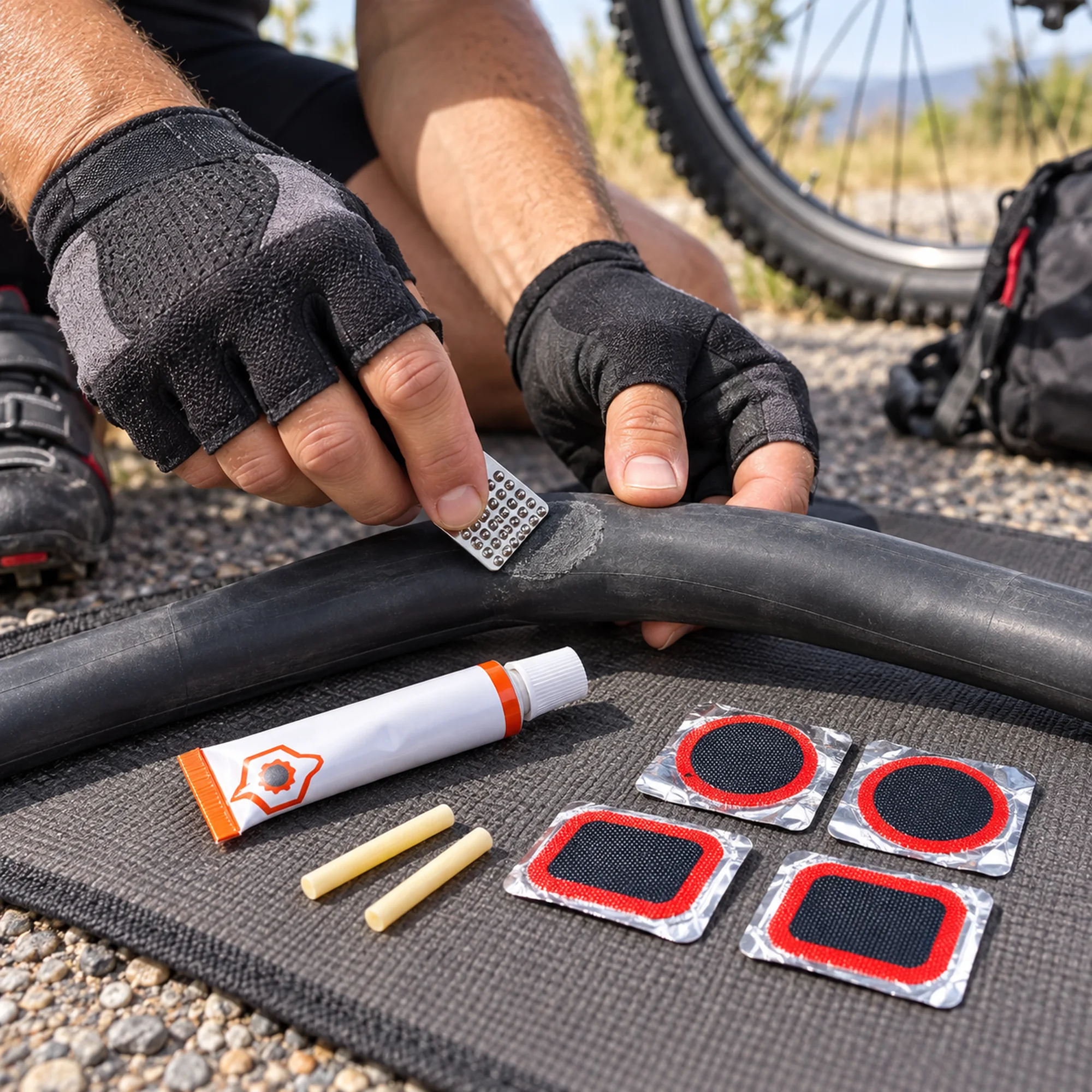 Kit de parches para cámaras de bicicleta y moto – SKU 42583 - Imagen 5