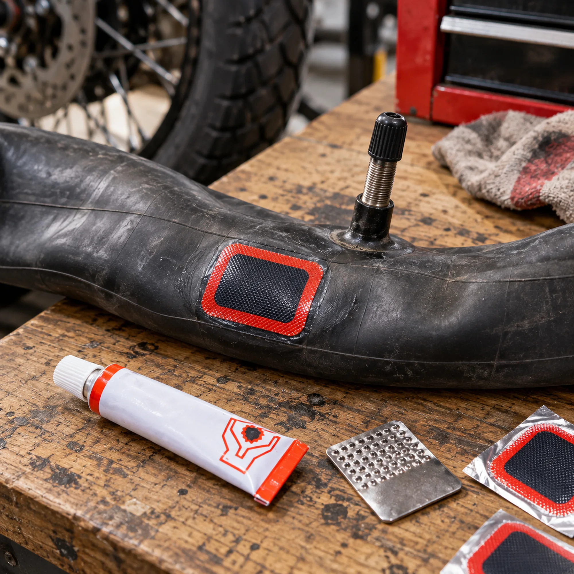 Kit de parches para cámaras de bicicleta y moto – SKU 42583 - Imagen 8