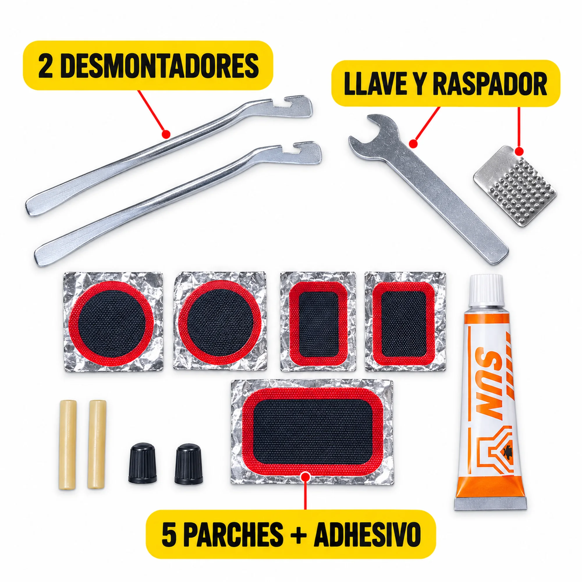Kit completo de reparación de cámaras – SKU 42584 - Imagen 2