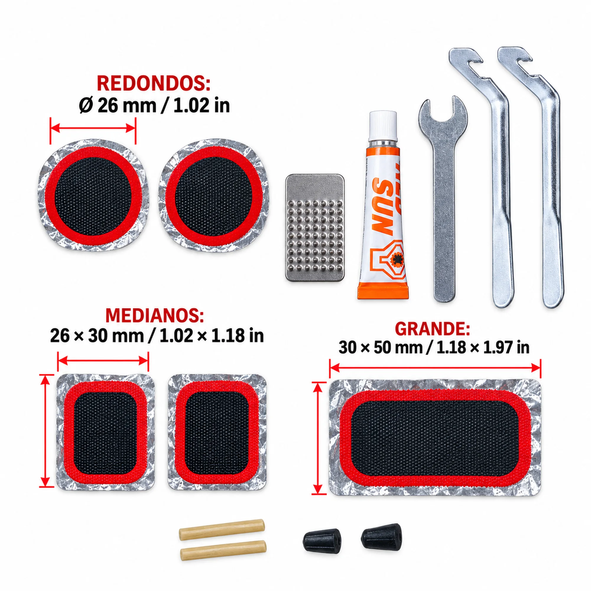 Kit completo de reparación de cámaras – SKU 42584 - Imagen 3