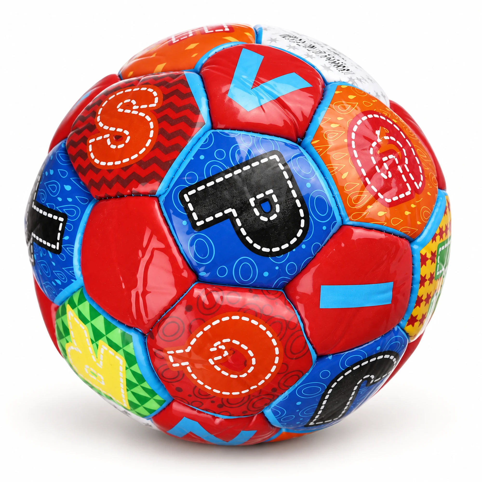 Balón de Espuma Letras Colorido N.º 2, 13 cm