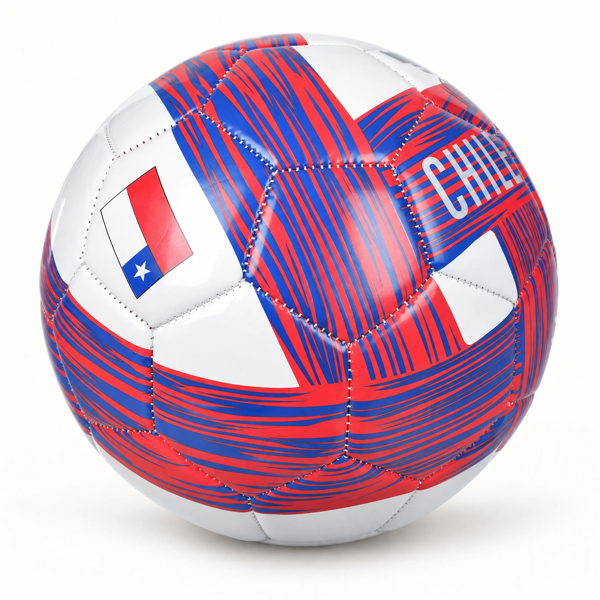 Balón de Fútbol Chile Pinceladas N.º 5, 21,5 cm