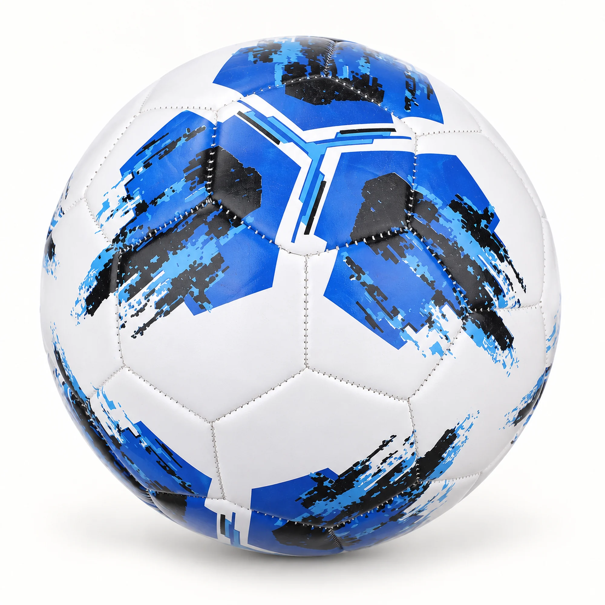 Balón de Fútbol Pinceladas Azules N.º 5, 20 cm