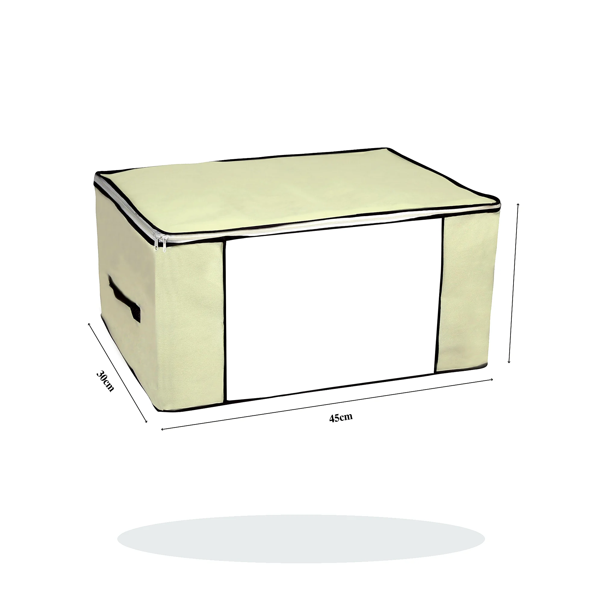 Bolsa Multiuso Organizadora de Tela No Tejida, 45 × 30 × 20 cm, 1 Unidad