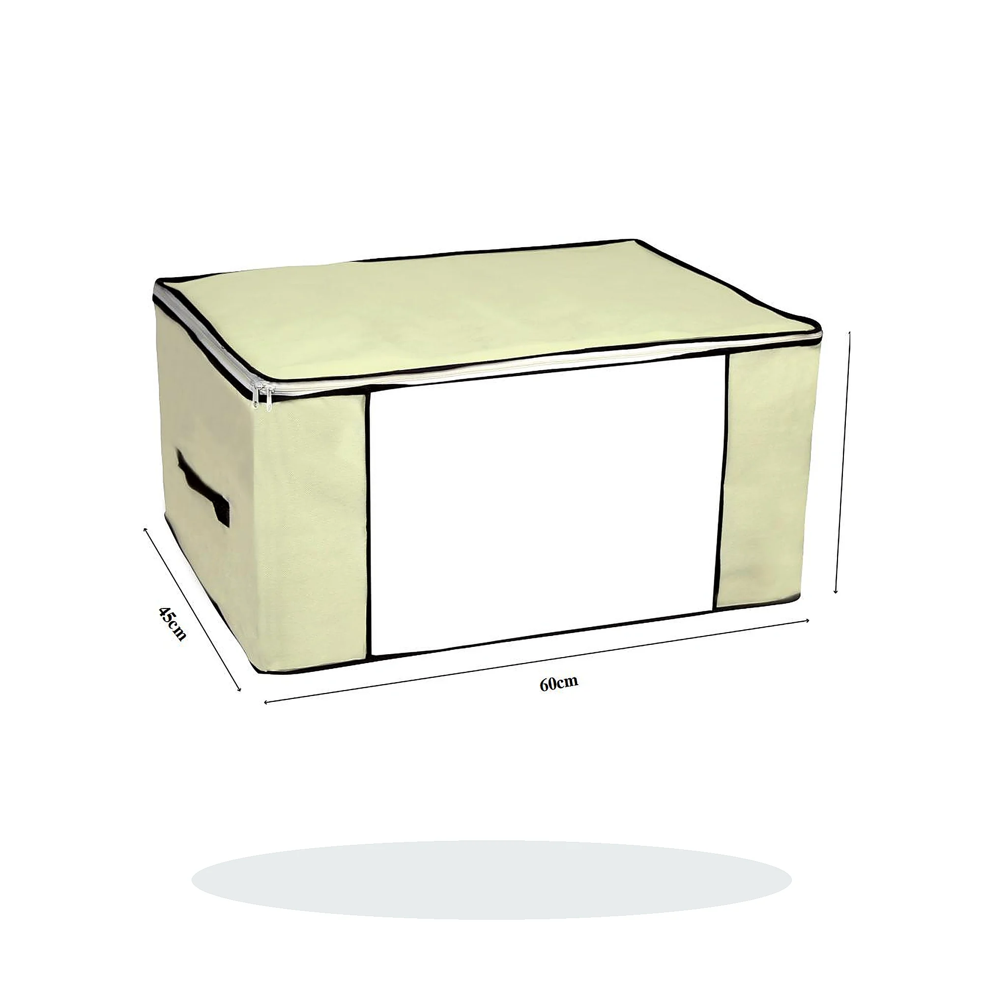 Bolsa Multiuso Organizadora Grande de Tela No Tejida, 60 × 45 × 30 cm, 1 Unidad