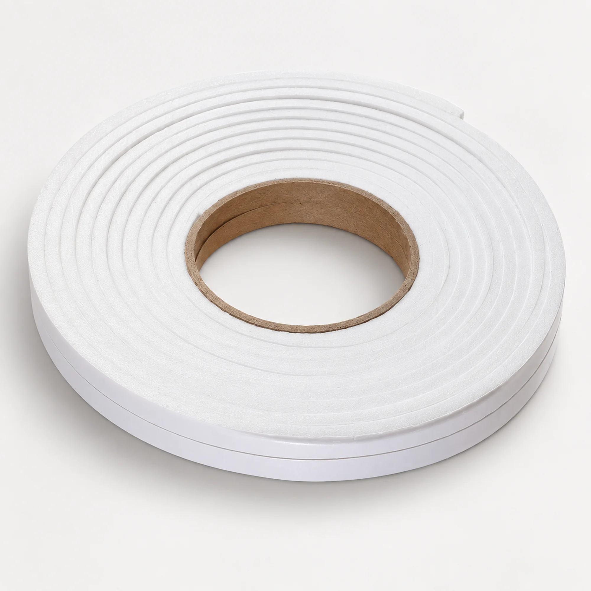 Burlete Autoadhesivo de Espuma Blanco, 2 Tiras de 10 mm × 4,5 m