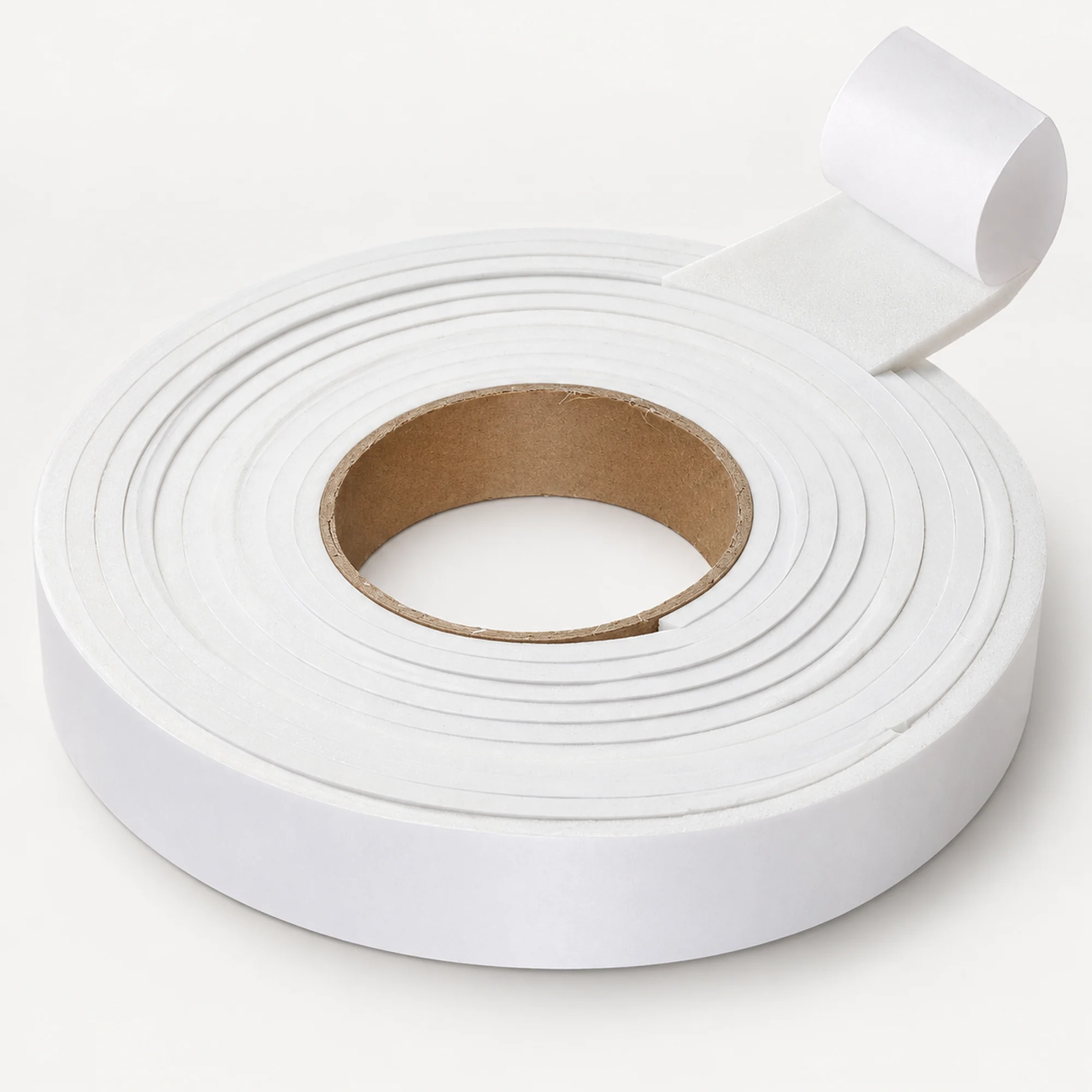 Burlete Autoadhesivo de Espuma Blanco, 25 mm × 4,5 m