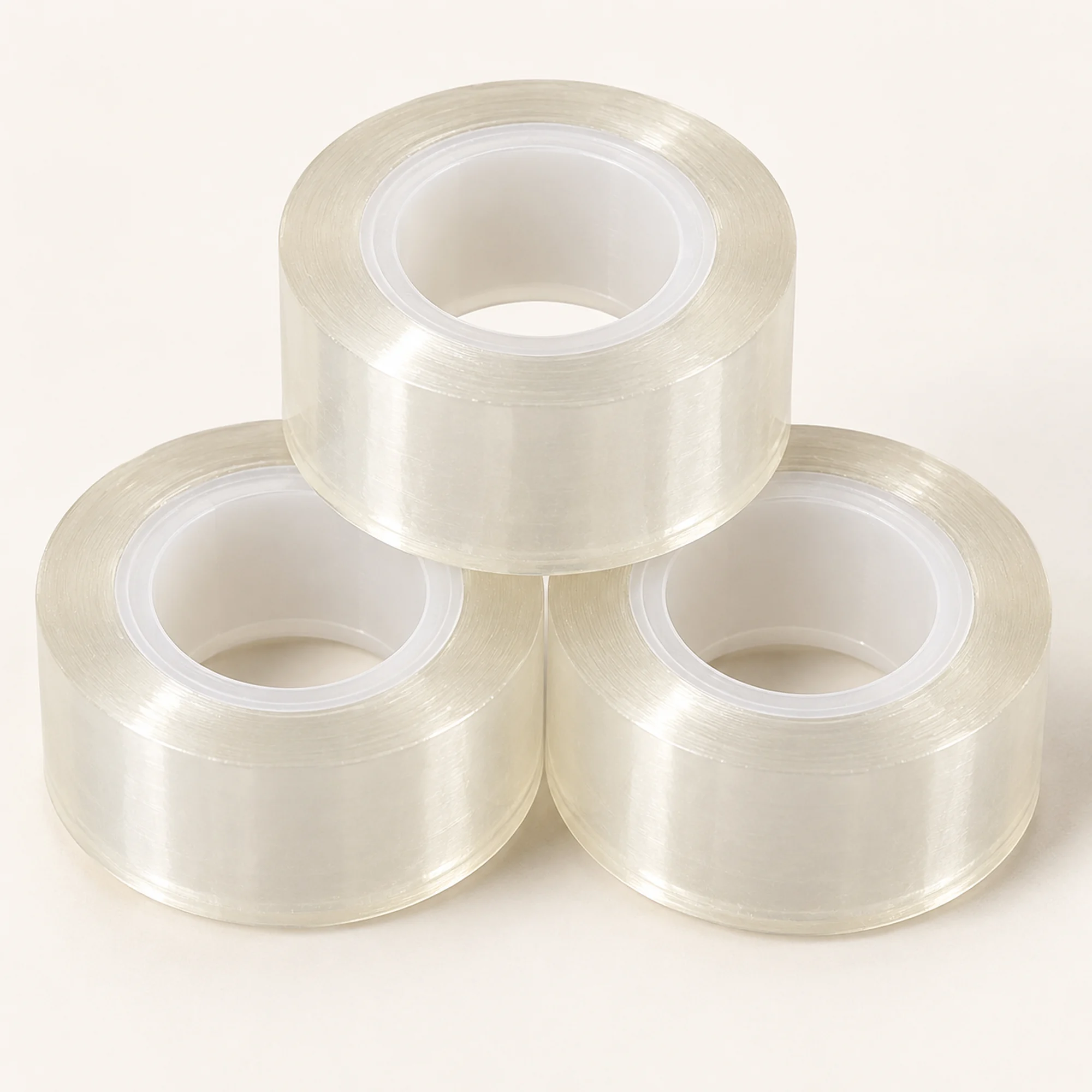 Cinta Adhesiva Transparente, 3 Rollos de 18 mm × 30 m