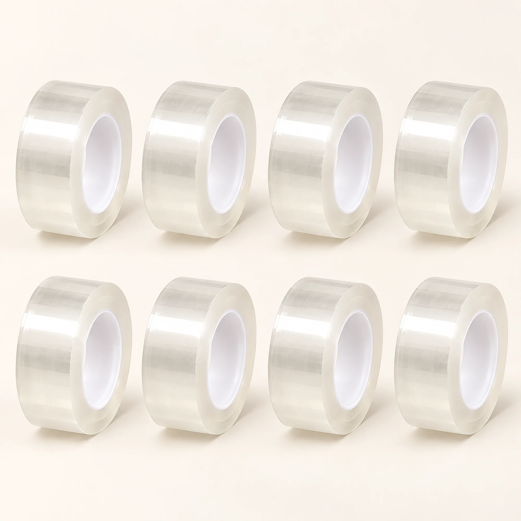 Cinta Adhesiva Transparente, 8 Rollos de 18 mm × 30 yd