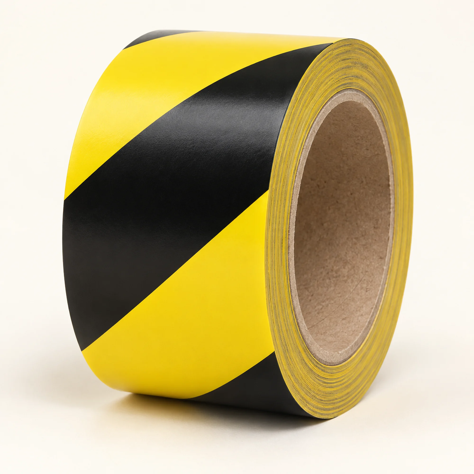 Cinta de Advertencia Amarilla y Negra, 48 mm × 20 m