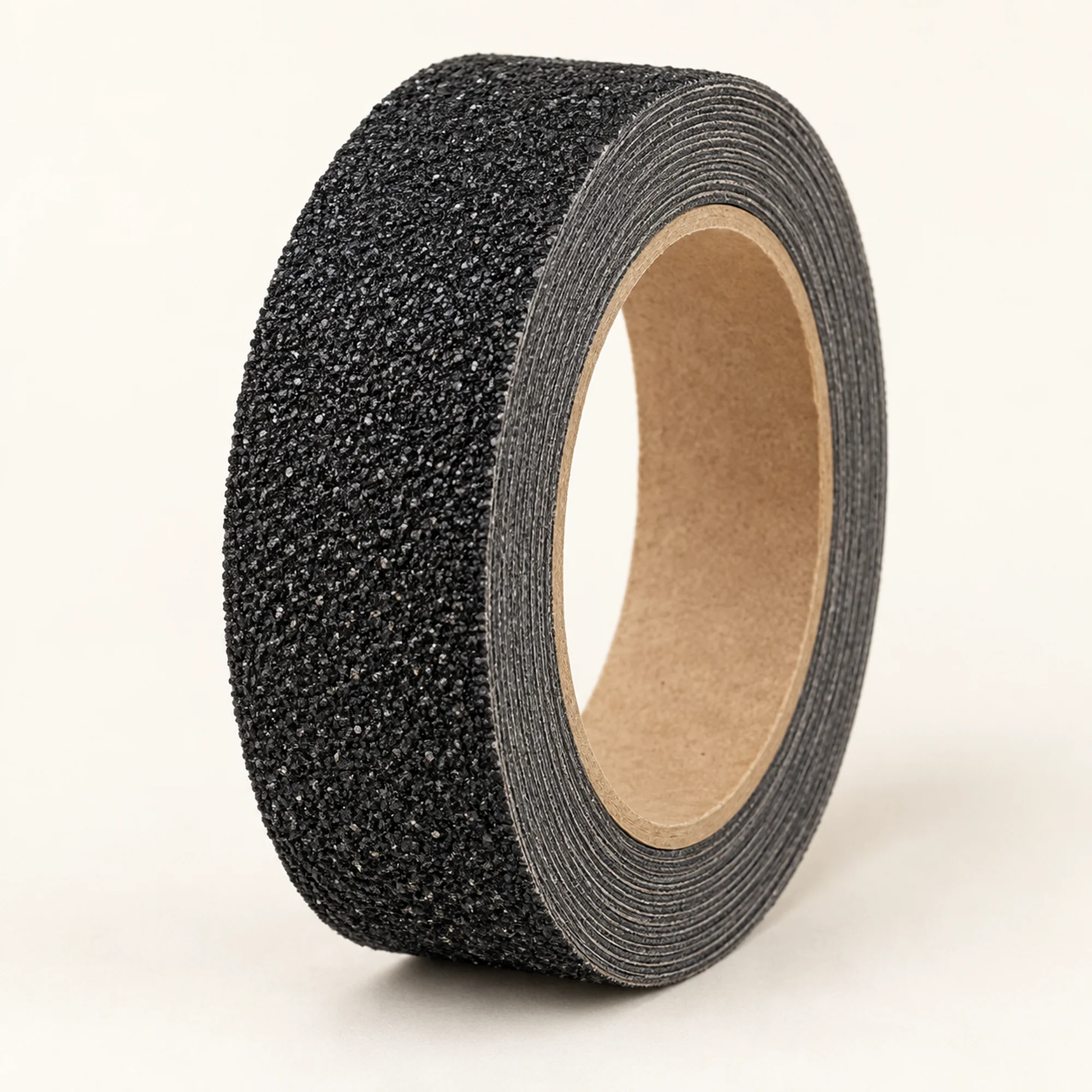 Cinta Antideslizante Abrasiva Negra, 25 mm × 5 m