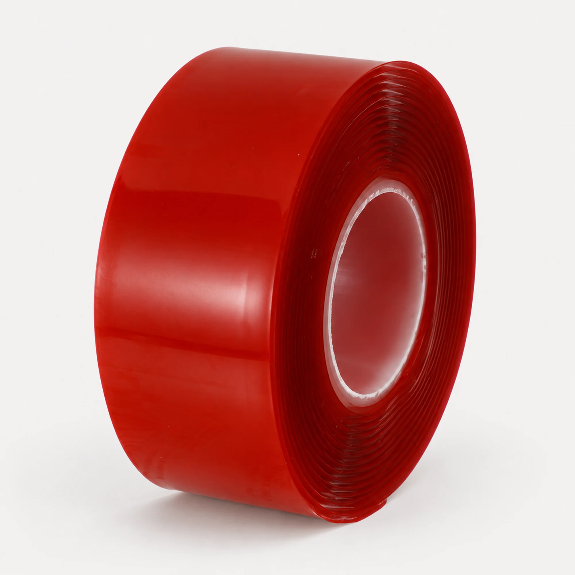 Cinta Doble Contacto de Gel Acrílico Roja, 19 mm × 2 m