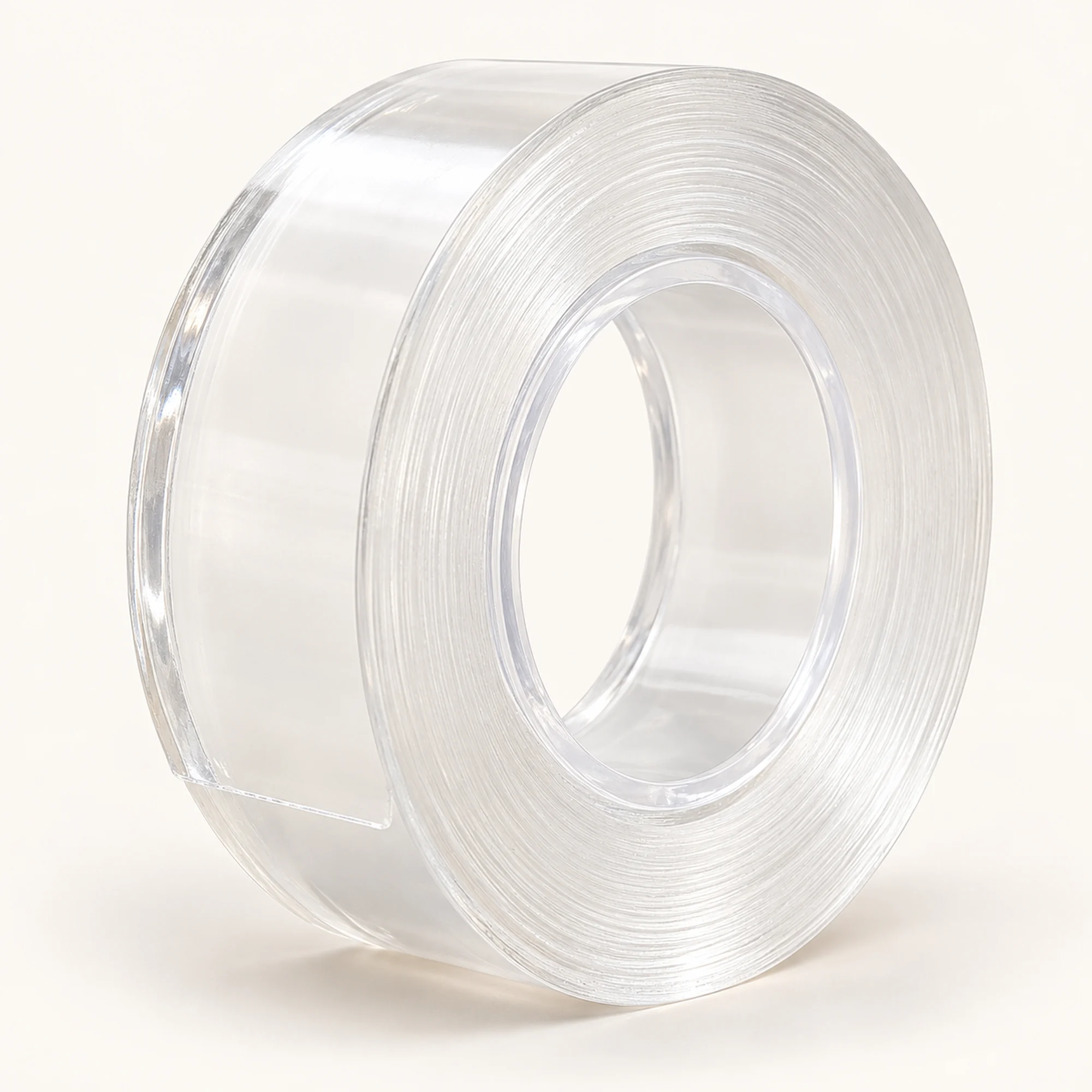 Cinta Doble Contacto de Gel Acrílico Transparente, 19 mm × 2 m