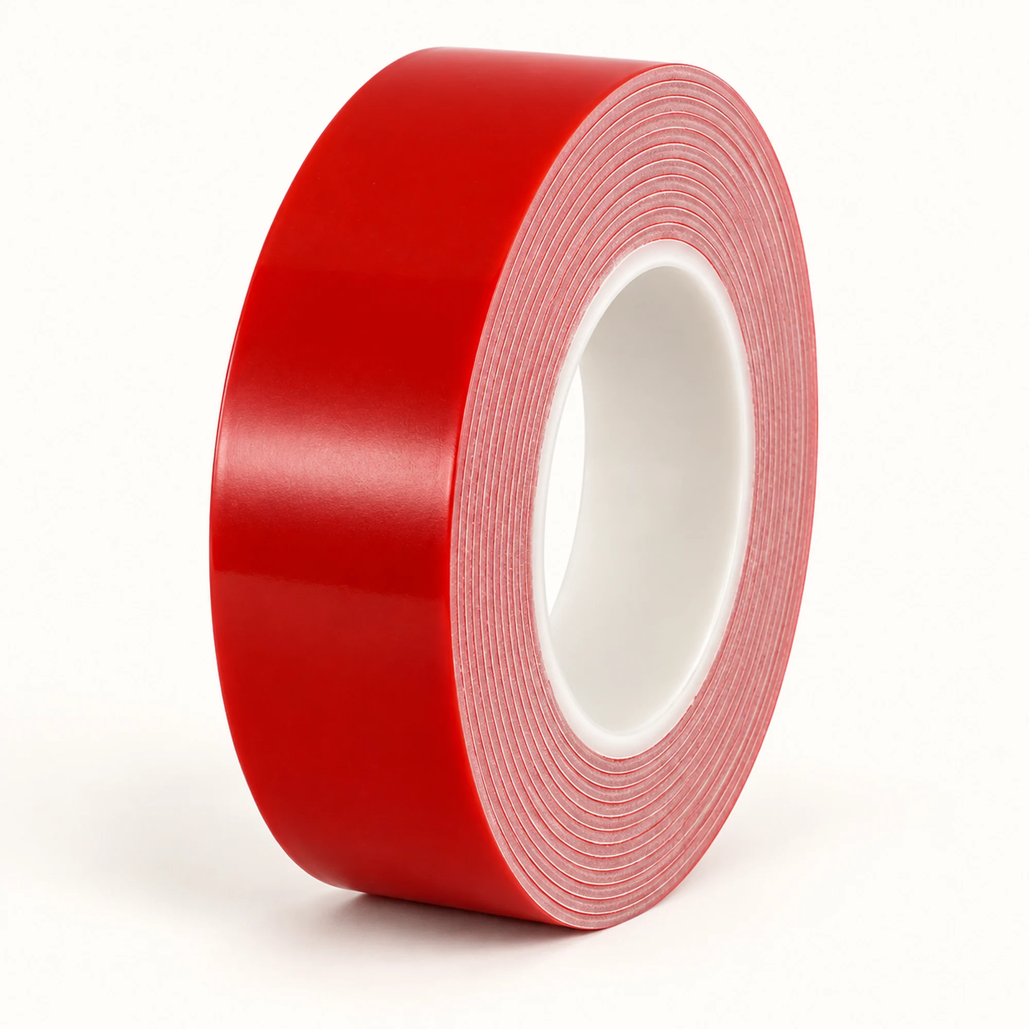 Cinta Doble Faz de Espuma Roja, 18 mm × 5 m