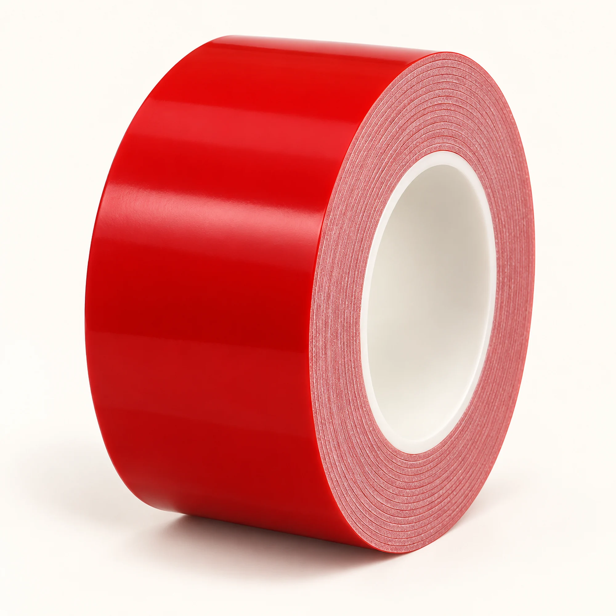 Cinta Doble Faz de Espuma Roja, 38 mm × 2 m