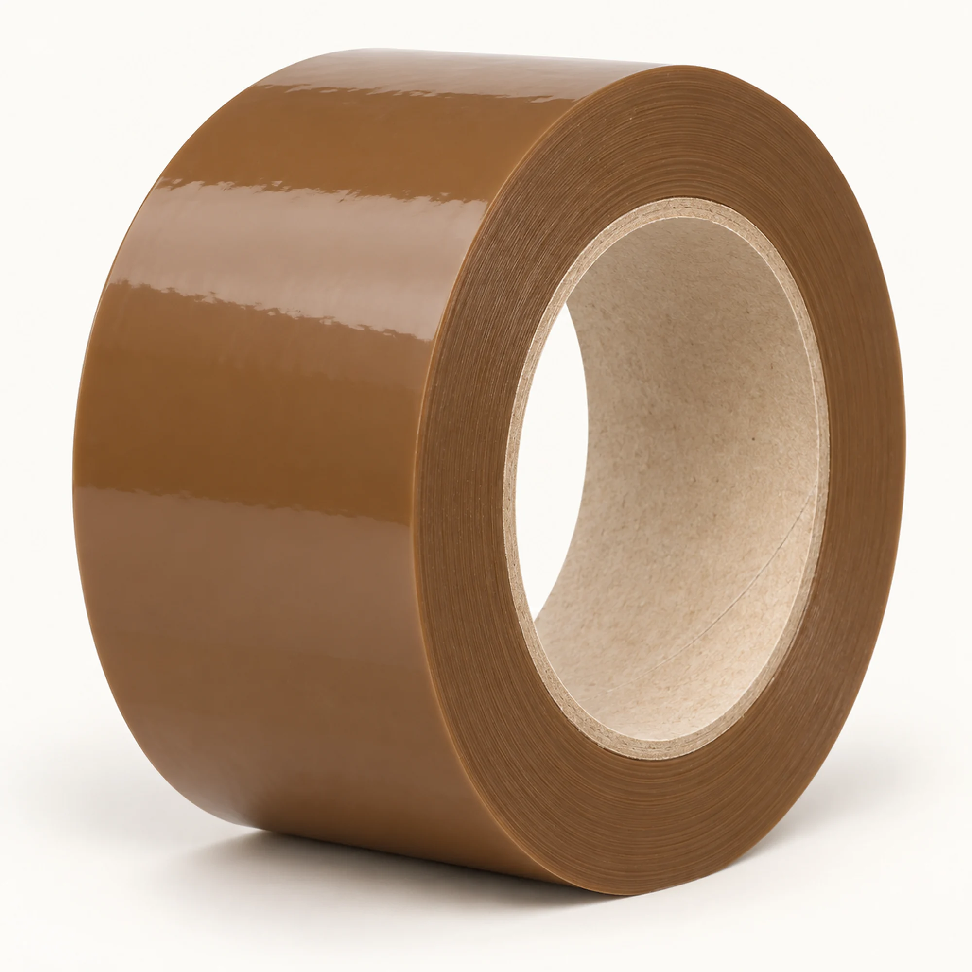 Cinta de Embalaje Marrón Jumbo, 48 mm × 200 m, 45 μm