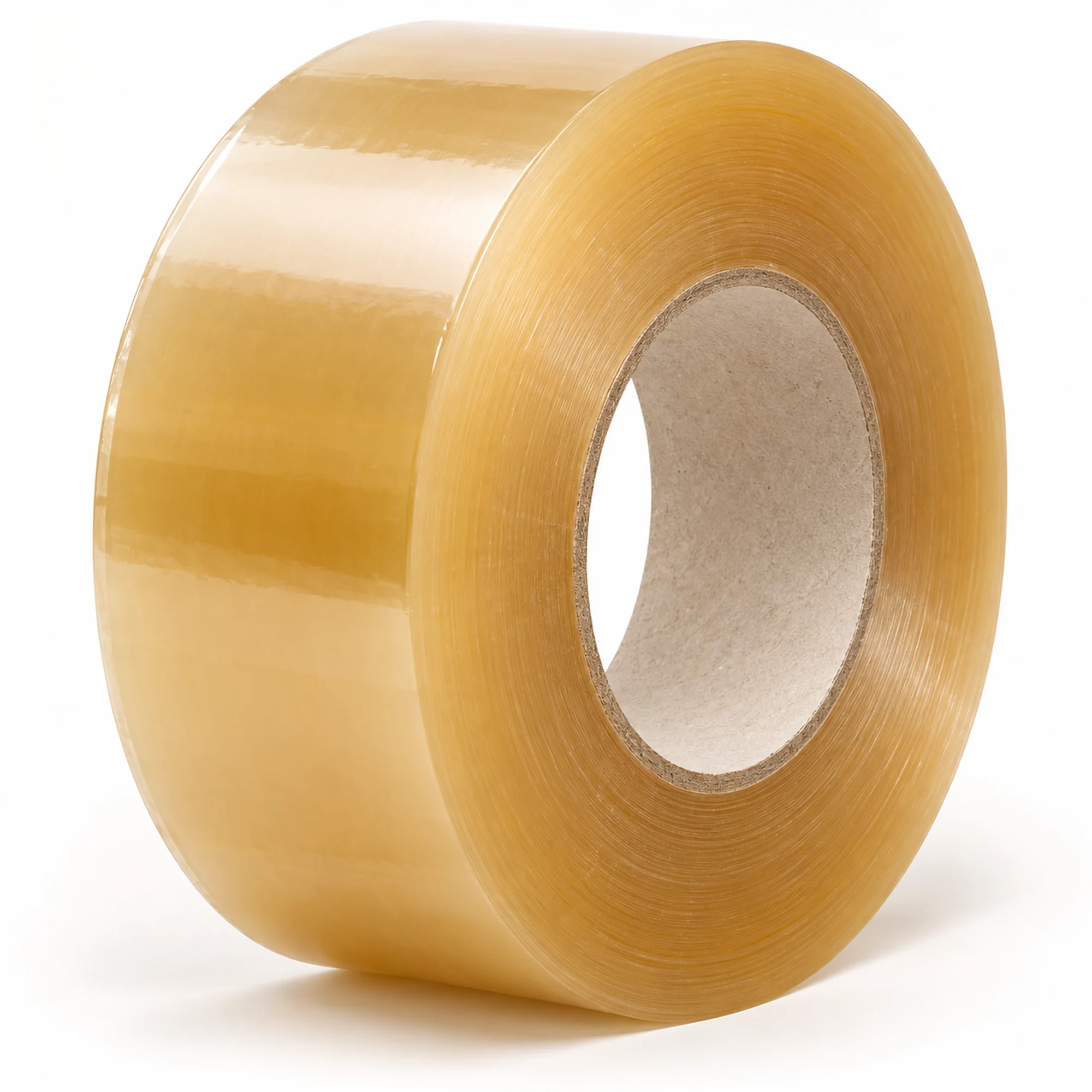 Cinta de Embalaje Transparente Beige Jumbo, 48 mm × 200 m