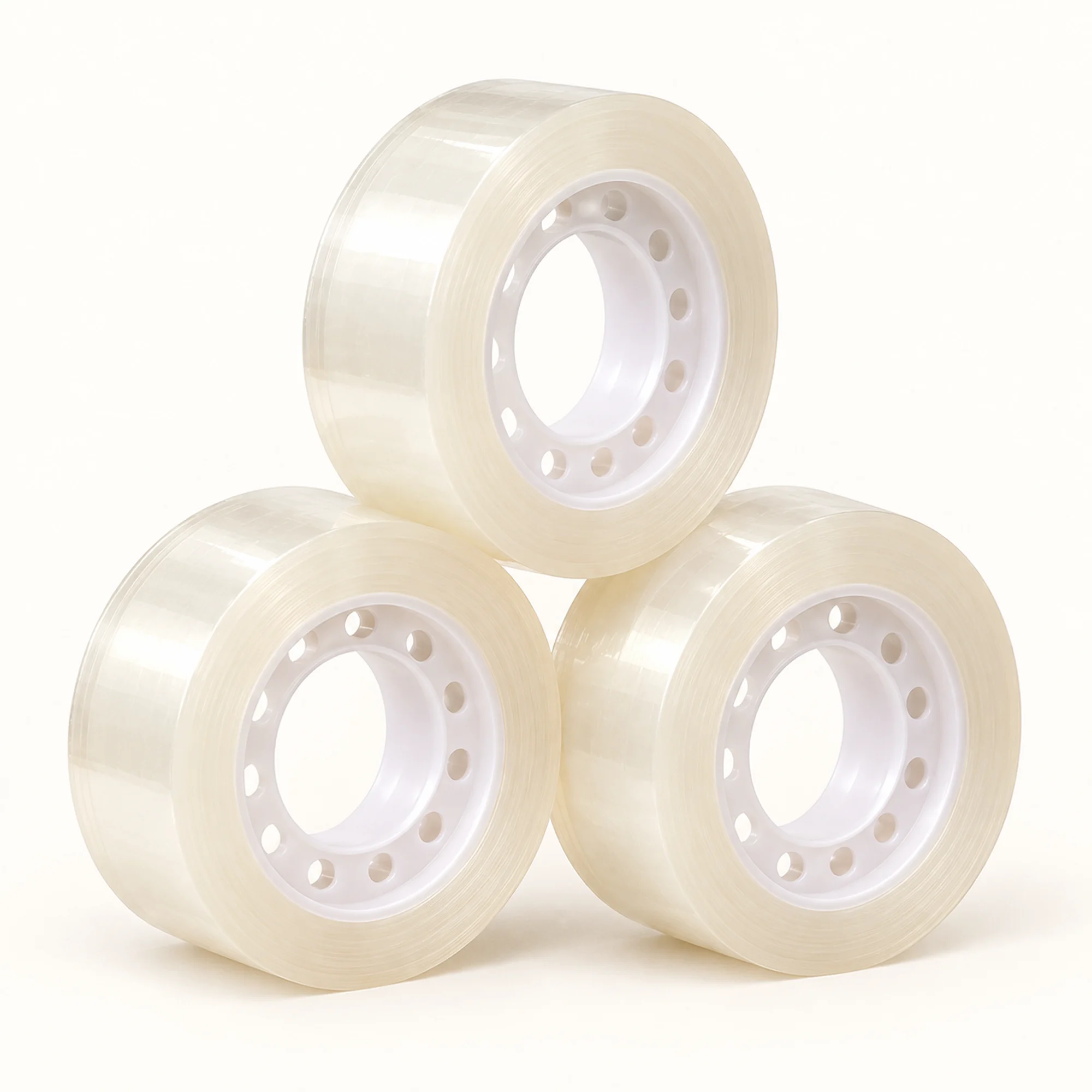 Cinta Adhesiva Transparente, 3 Rollos de 18 mm × 30 m