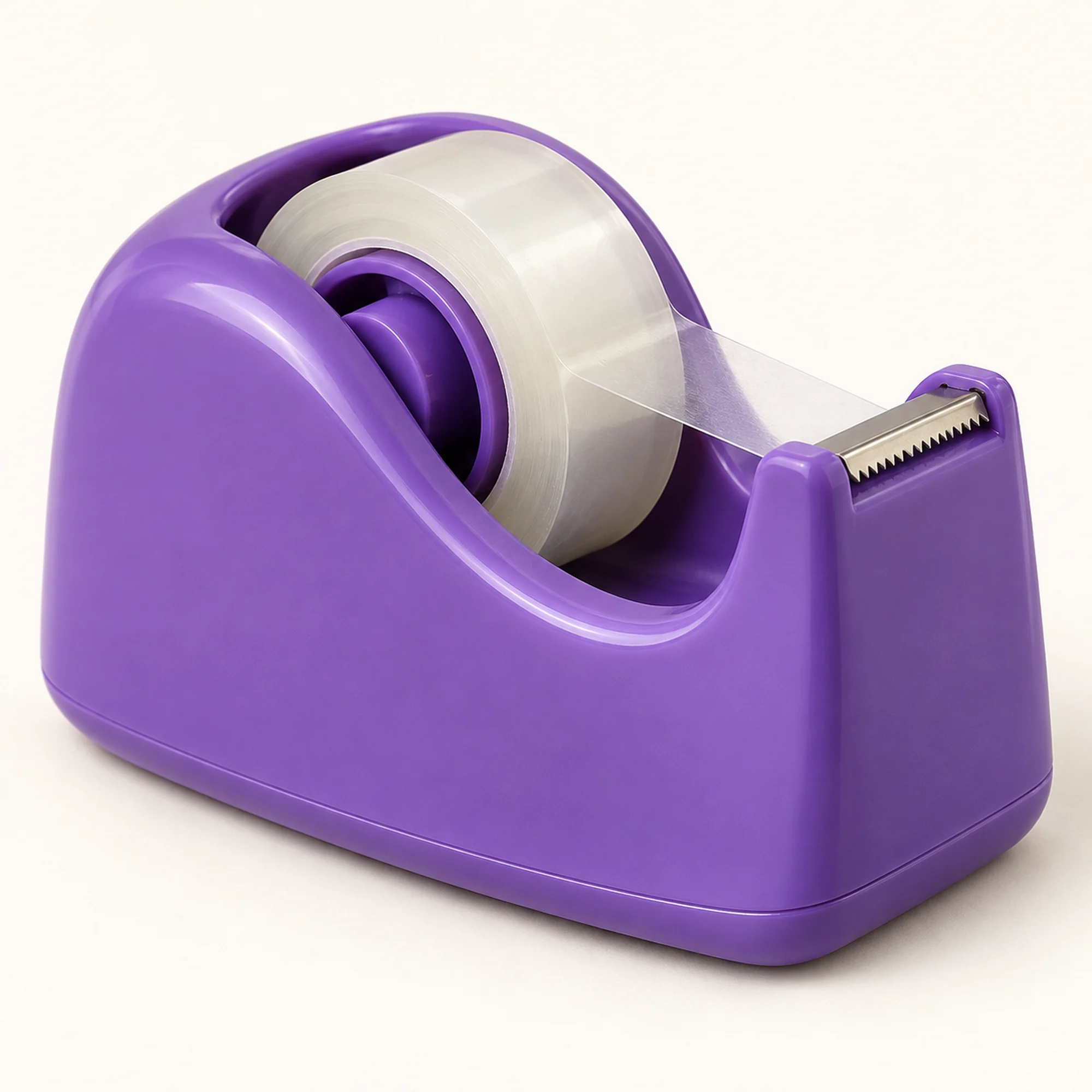 Dispensador de Cinta Morado con Rollo de 15 mm × 15 m