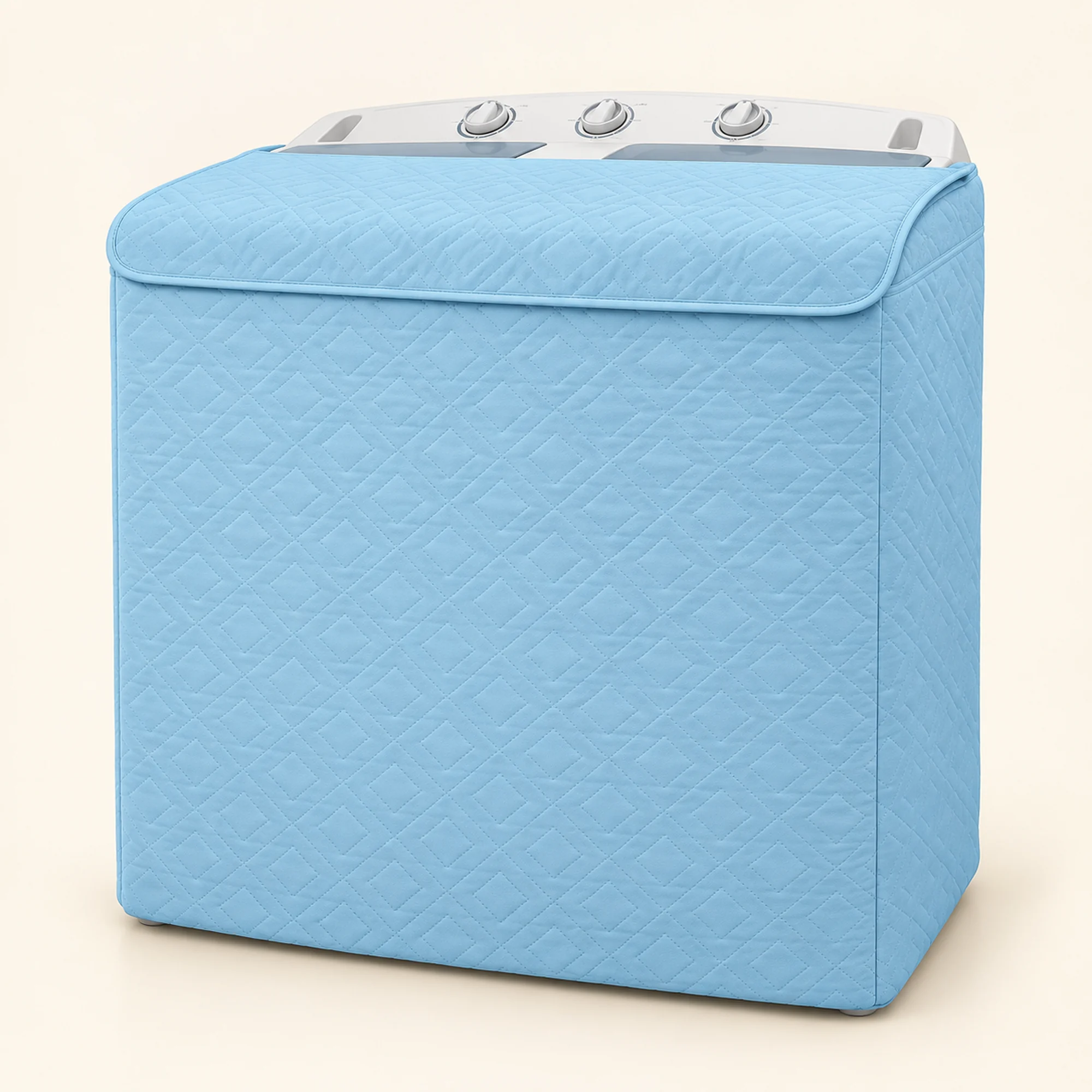 Funda de Lavadora Doble Tina 100% PEVA, 83 × 46 × 83 cm
