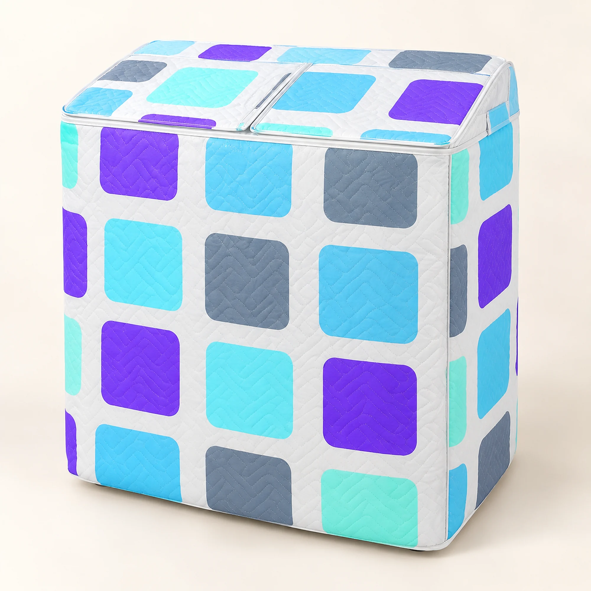 Funda de Lavadora Doble Tina 100% PEVA, 83 × 46 × 83 cm