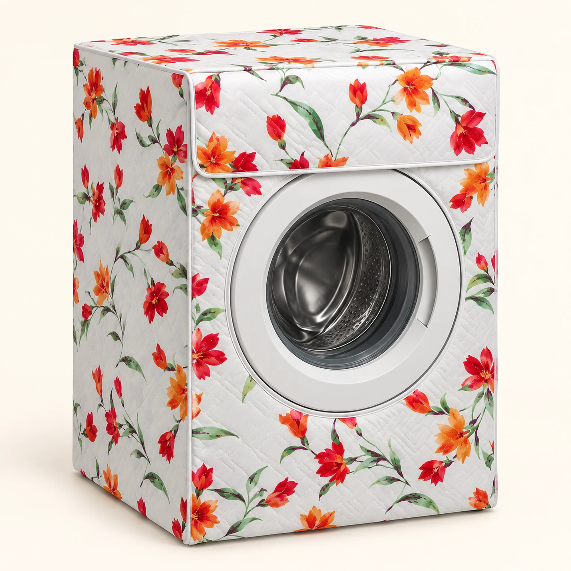 Funda de Lavadora 100% PEVA para Carga Frontal, Estampado Surtido, 58 × 62 × 85 cm