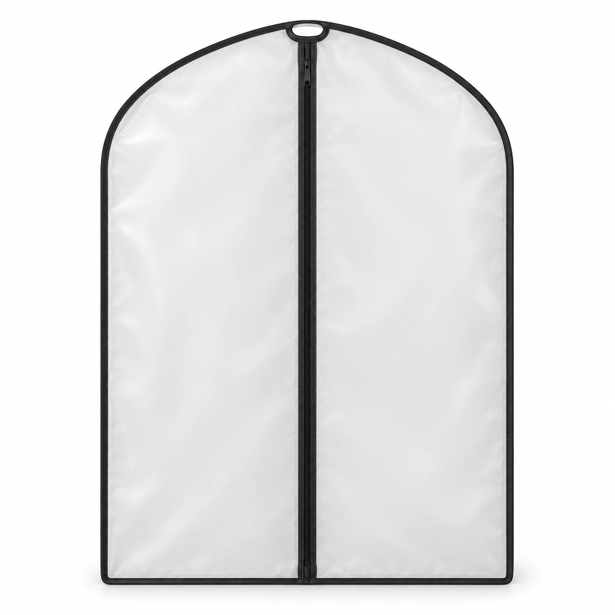 Funda corta para traje de PEVA con Cierre, 60 × 80 cm, 1 Unidad