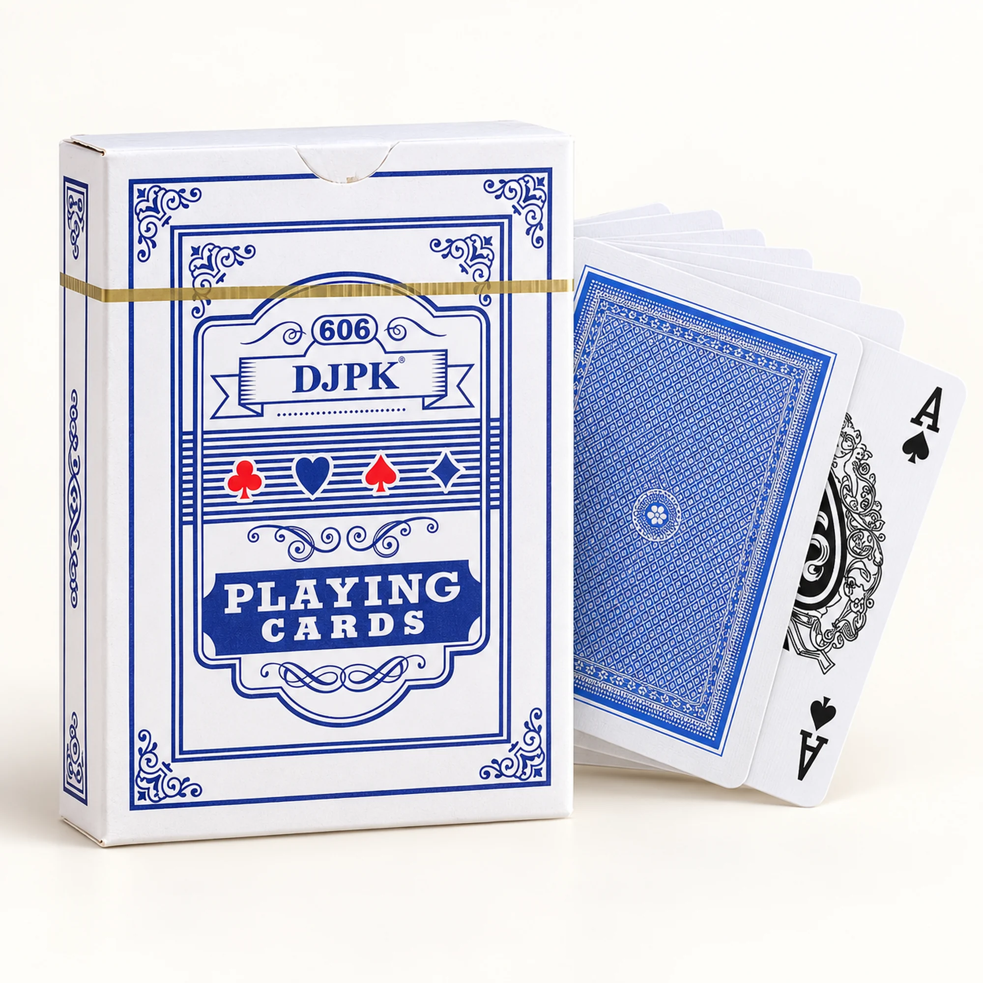 Mazo de Cartas de Póker DJPK 606 Azul