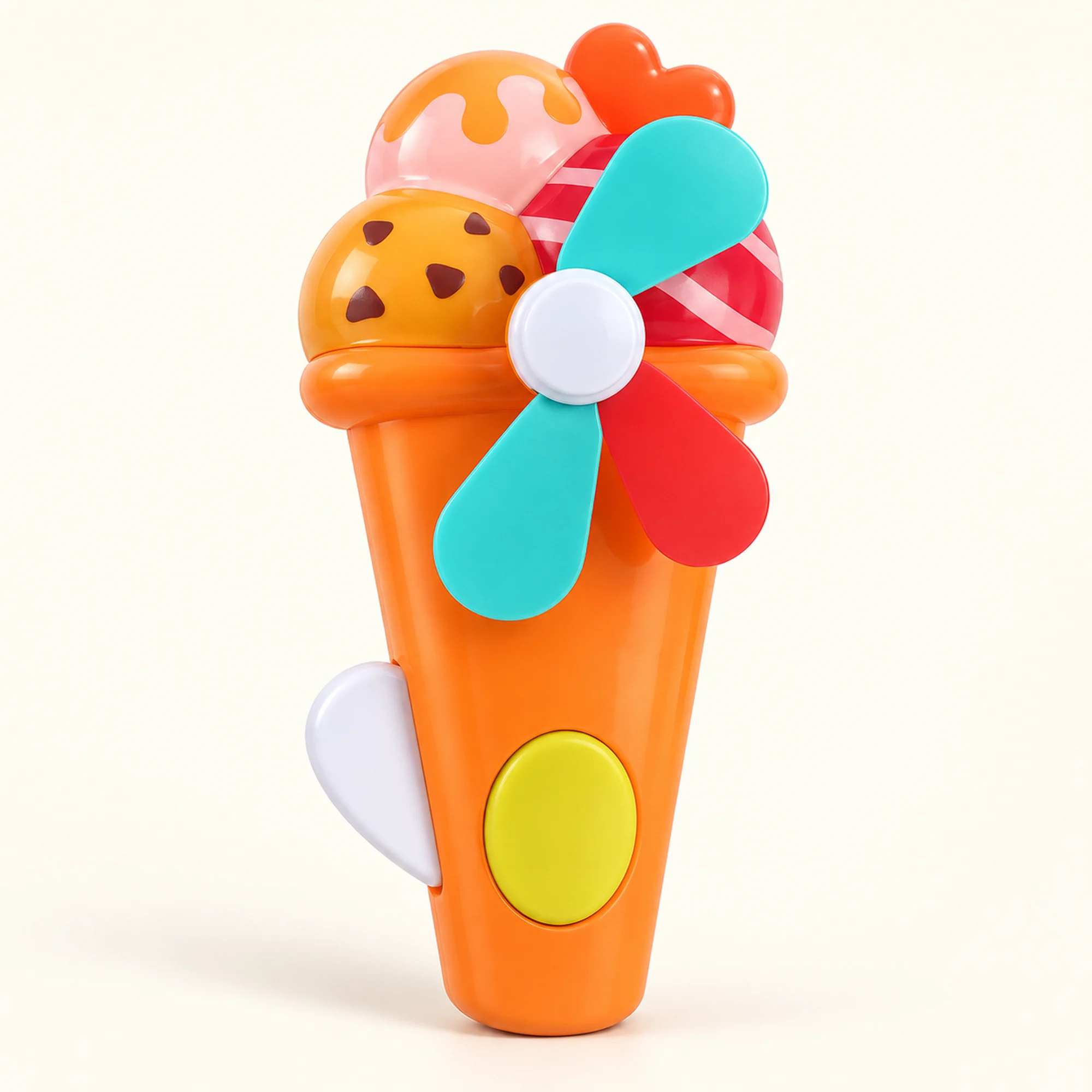 Mini Ventilador Manual con Diseño de Helado, 14 × 6,5 cm, Color Surtido