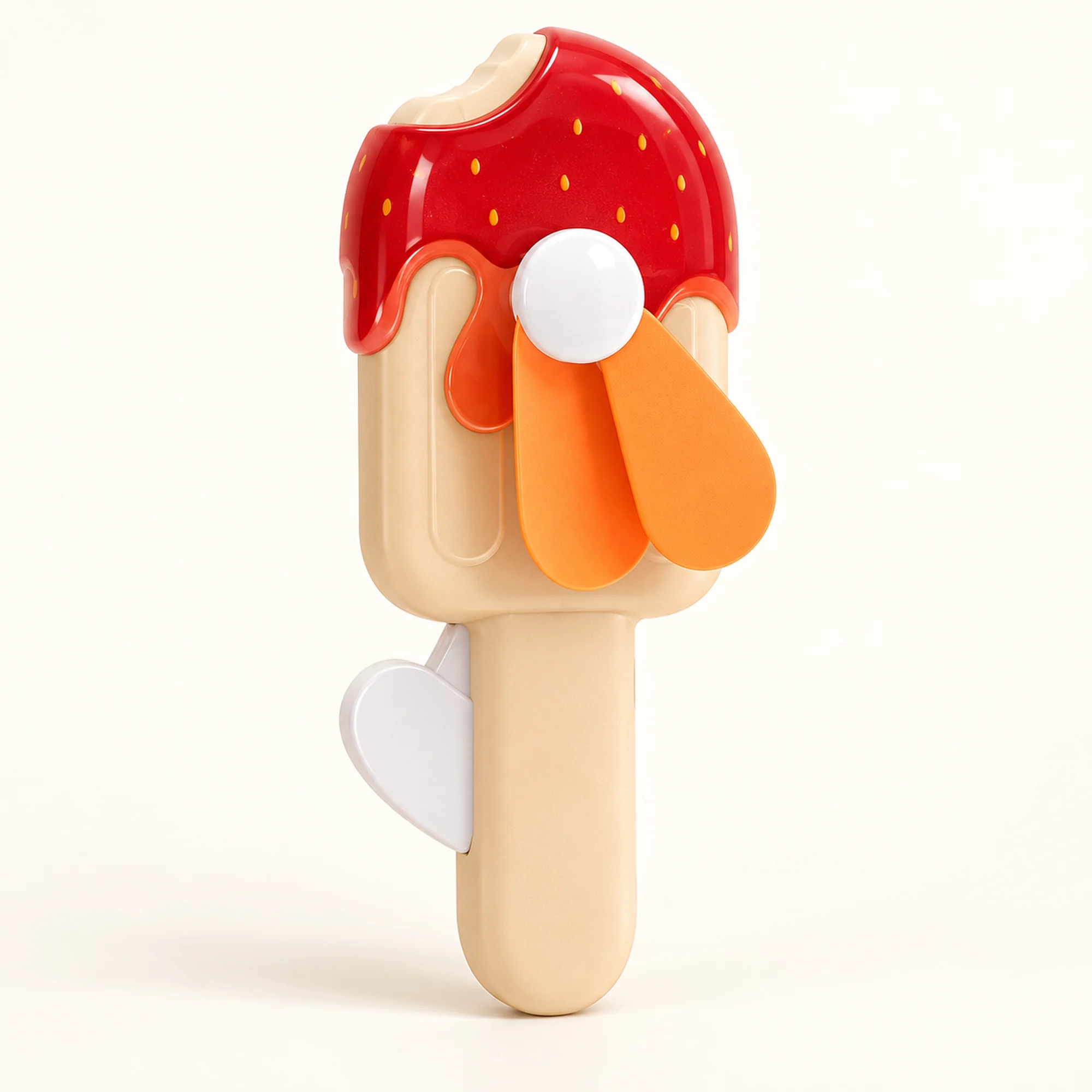 Mini Ventilador Manual Helado, 14 × 6 cm, Color Surtido