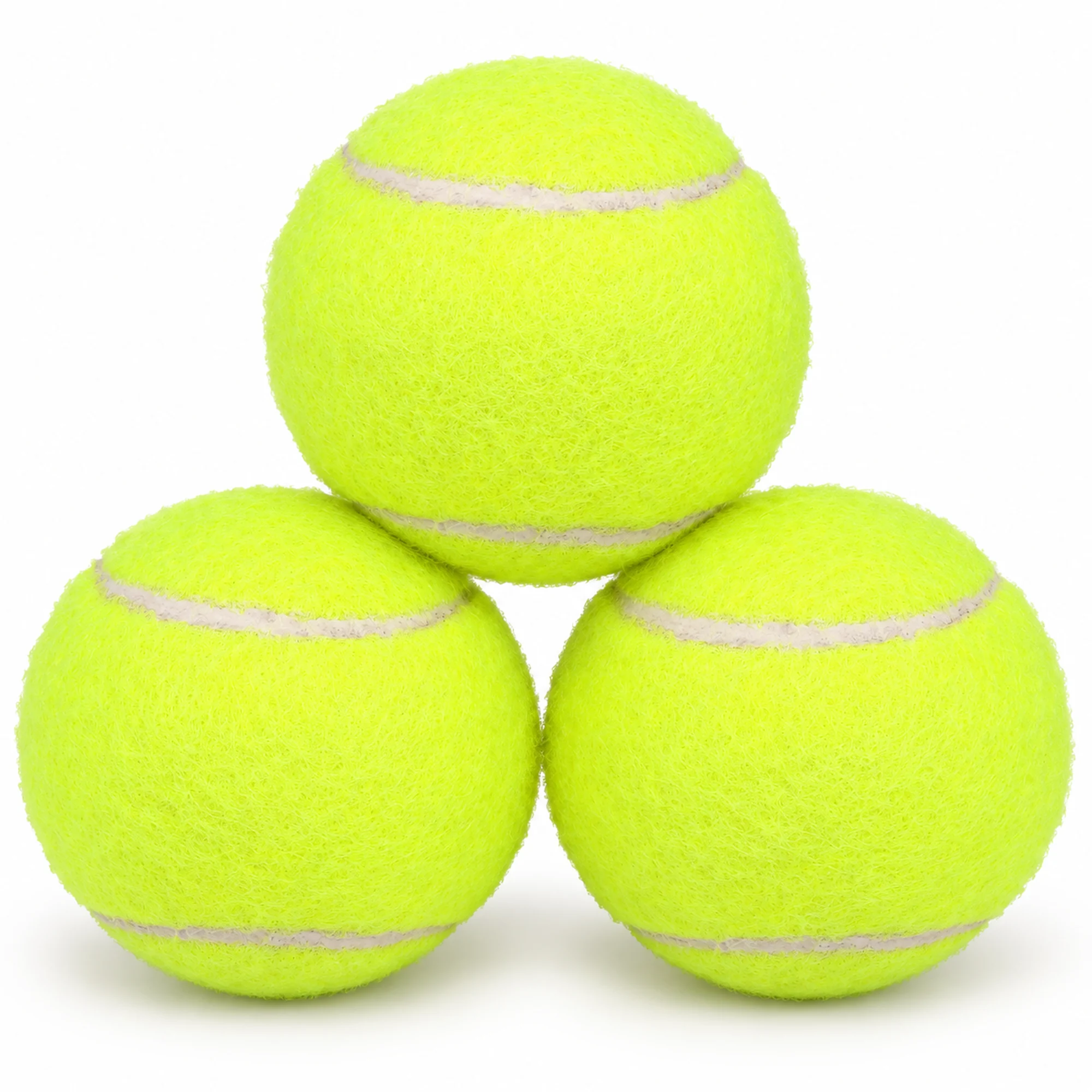 Pelotas de Tenis de Fieltro, 6,5 cm, Pack de 3