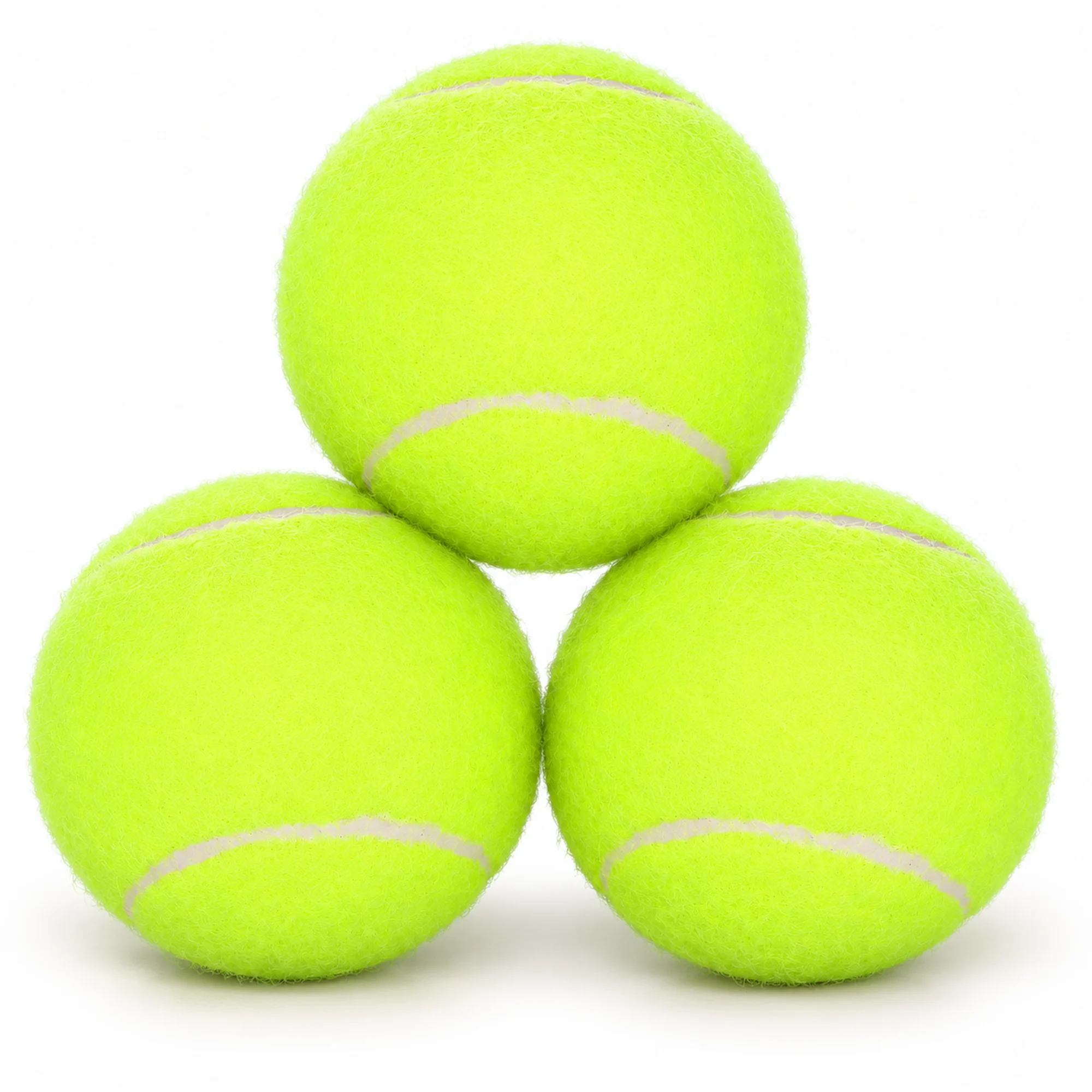 Pelotas de Tenis de Fieltro, 6 cm, Pack de 3