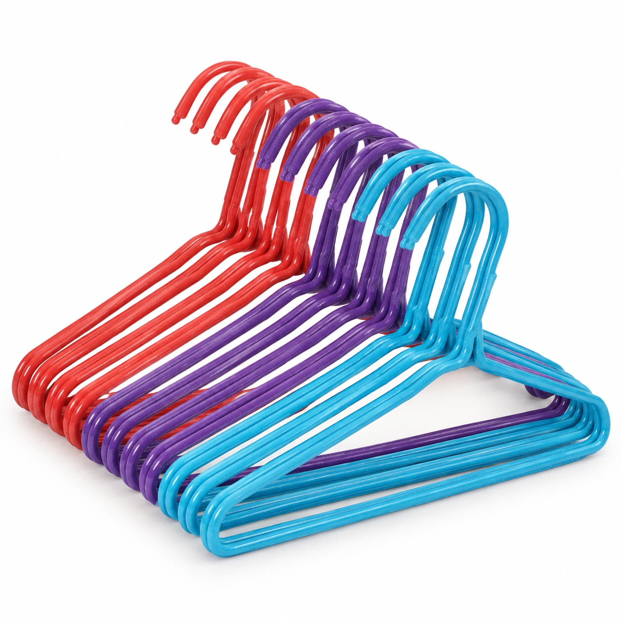 Set de 10 Colgadores Infantiles de Colores de 29 cm