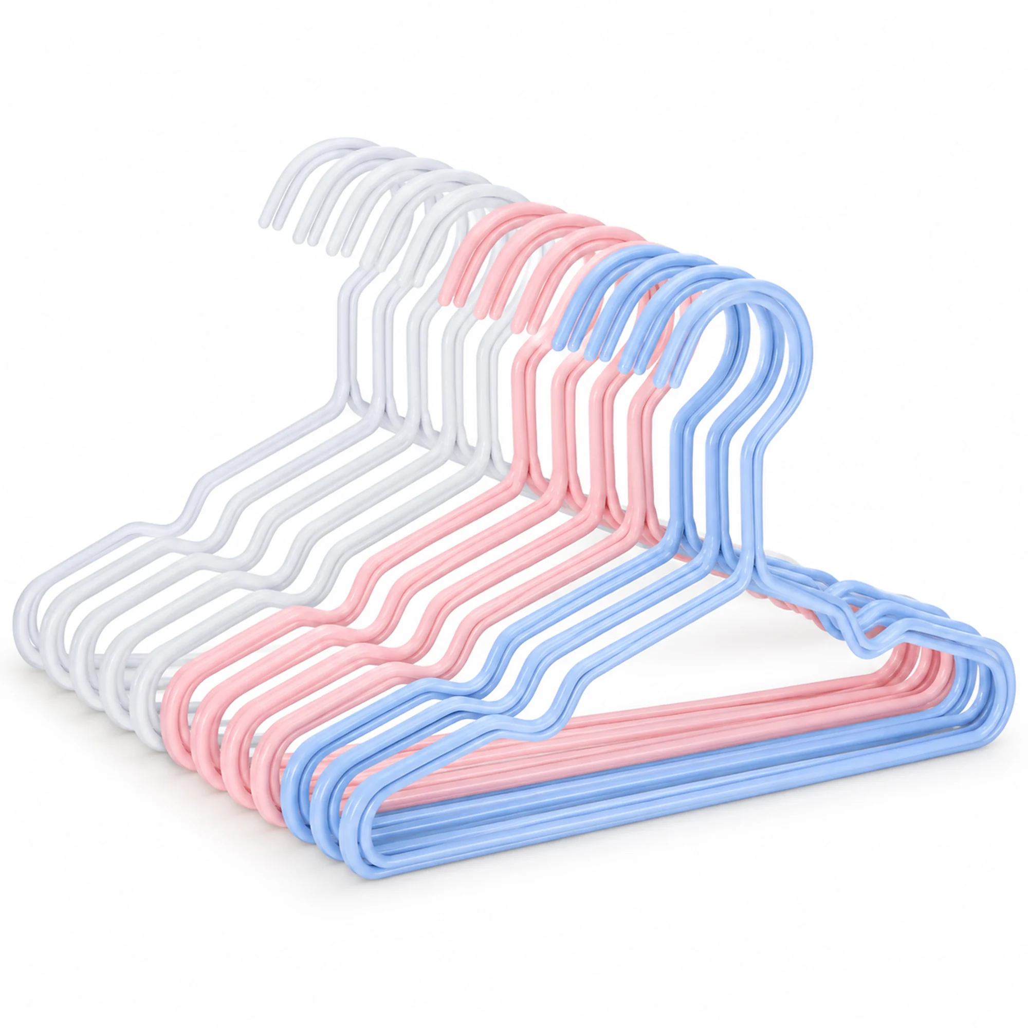Set de 10 Colgadores Infantiles Delgados de 29,5 cm