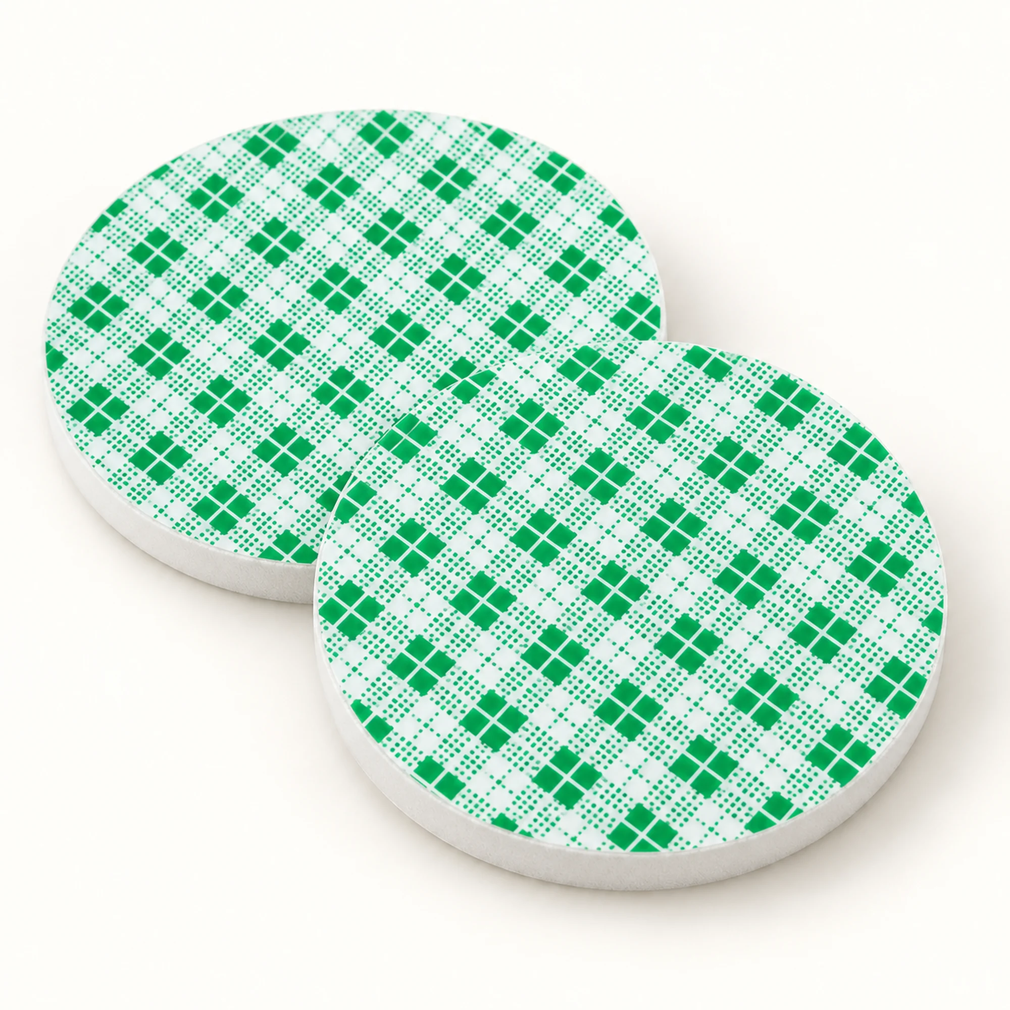 Set de 2 Almohadillas Adhesivas de Espuma EVA Redondas, 60 mm