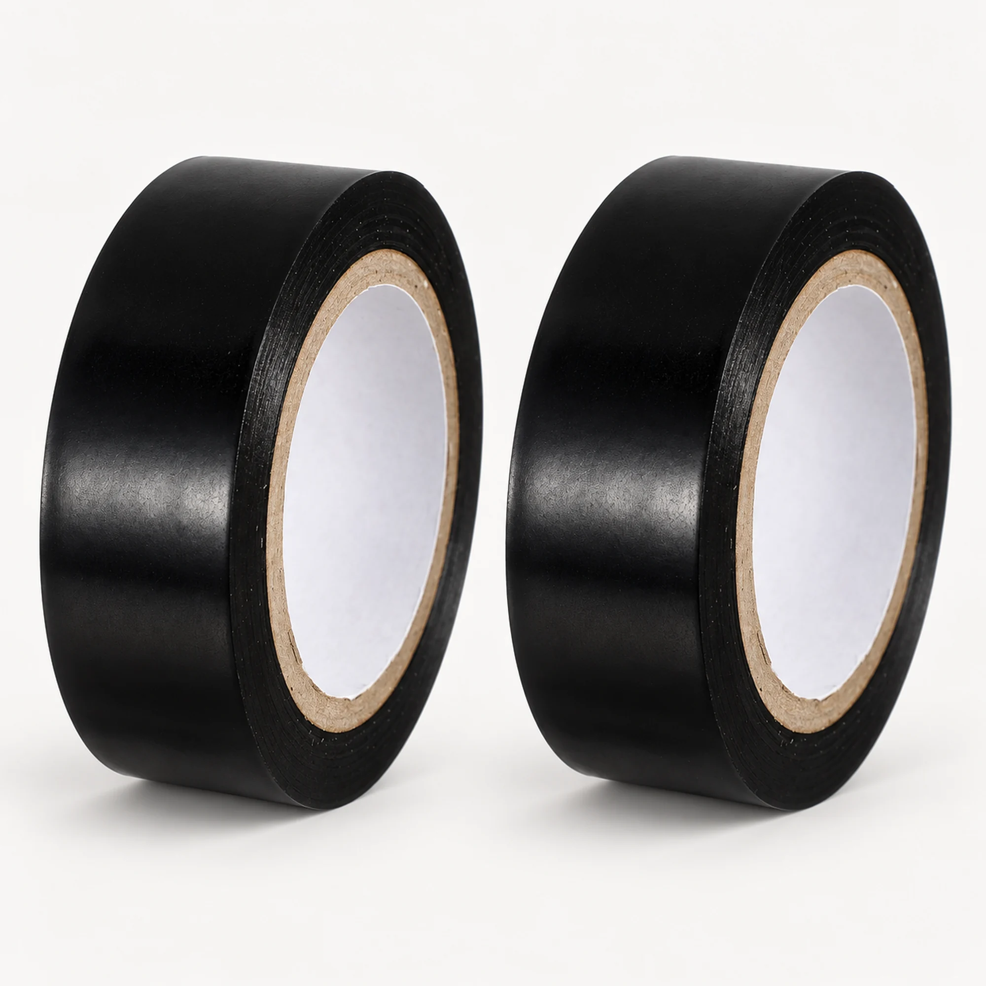 Set de 2 Cintas Aisladoras PVC Negras, 19 mm × Aprox. 10 m