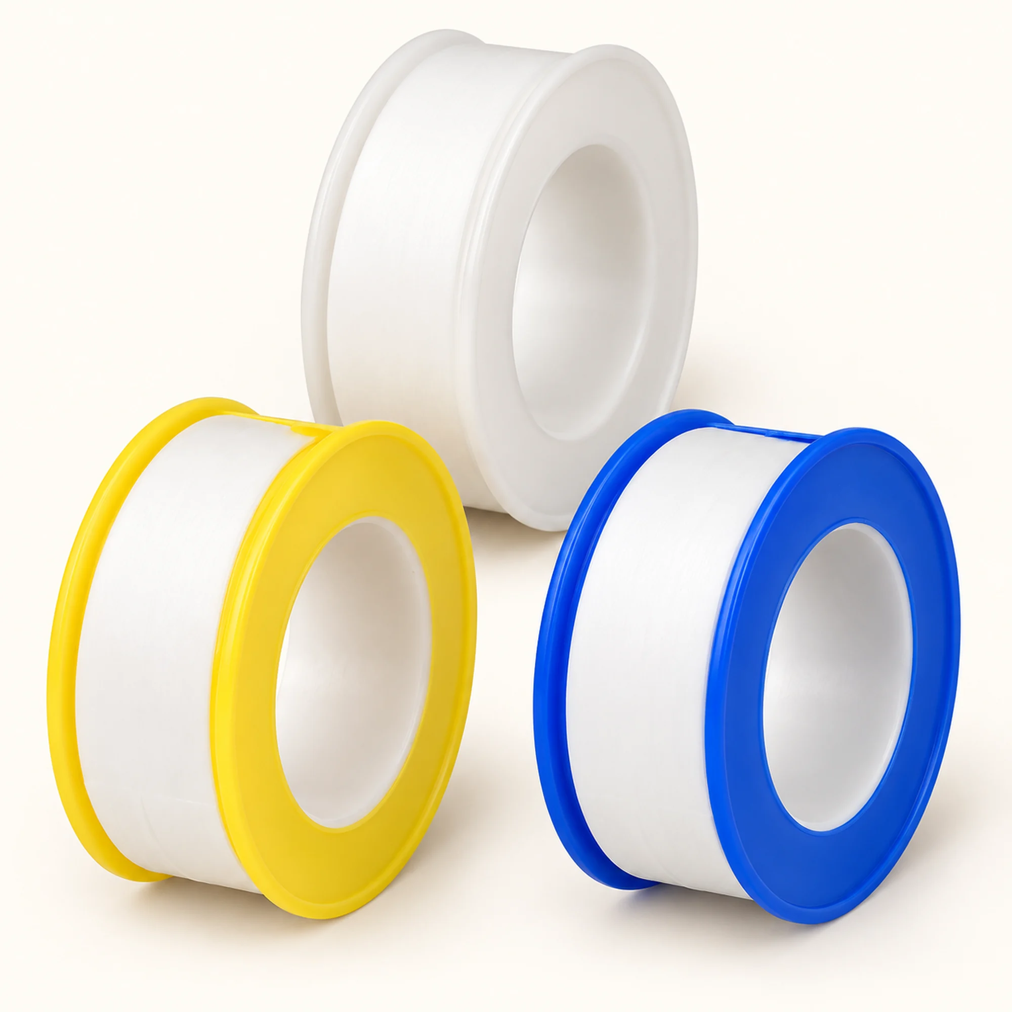 Set de 3 Cintas Selladoras de PTFE, 12 mm × 10 m