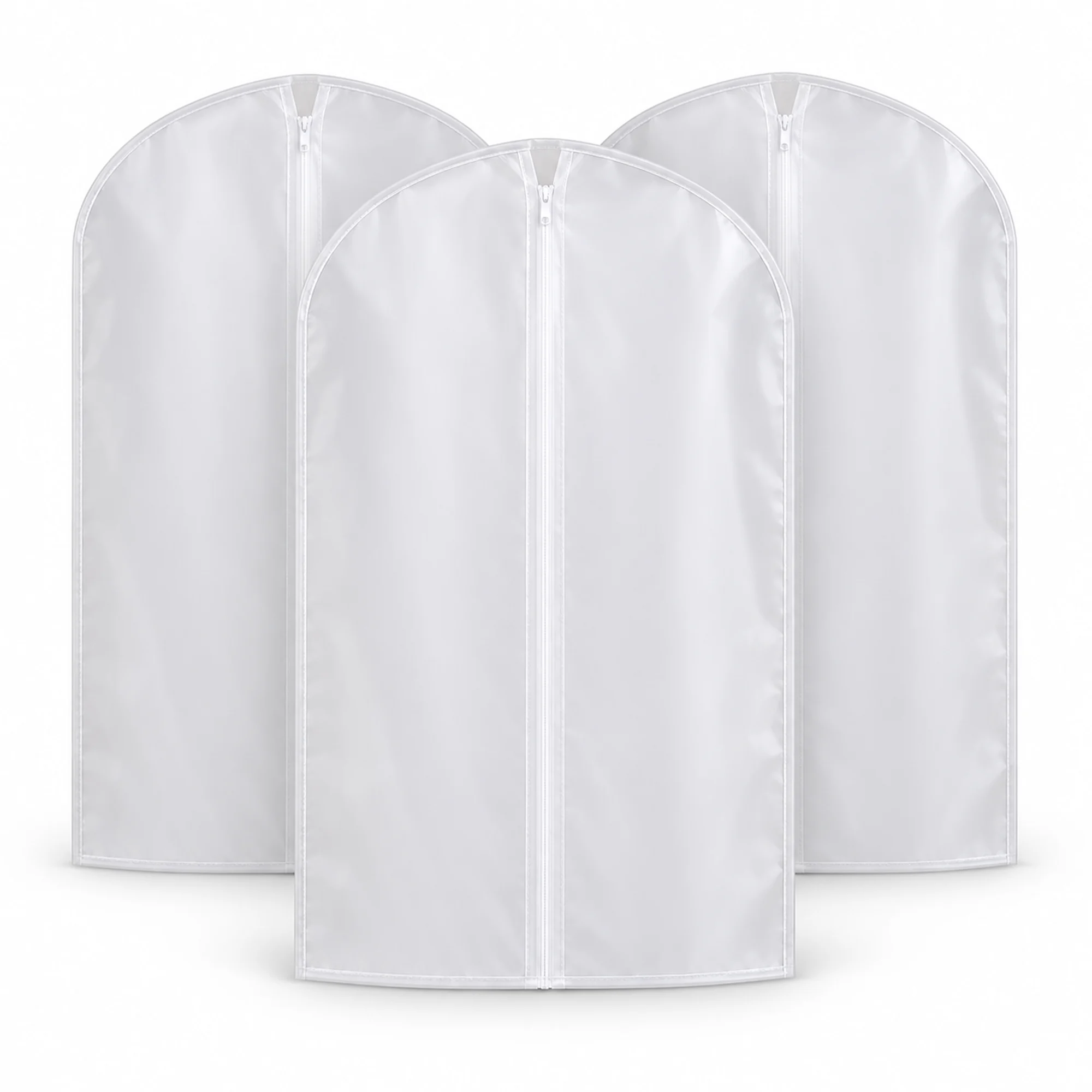 Set de 3 Fundas para Traje de PEVA con Cierre, 60 × 100 cm, 3 Fundas