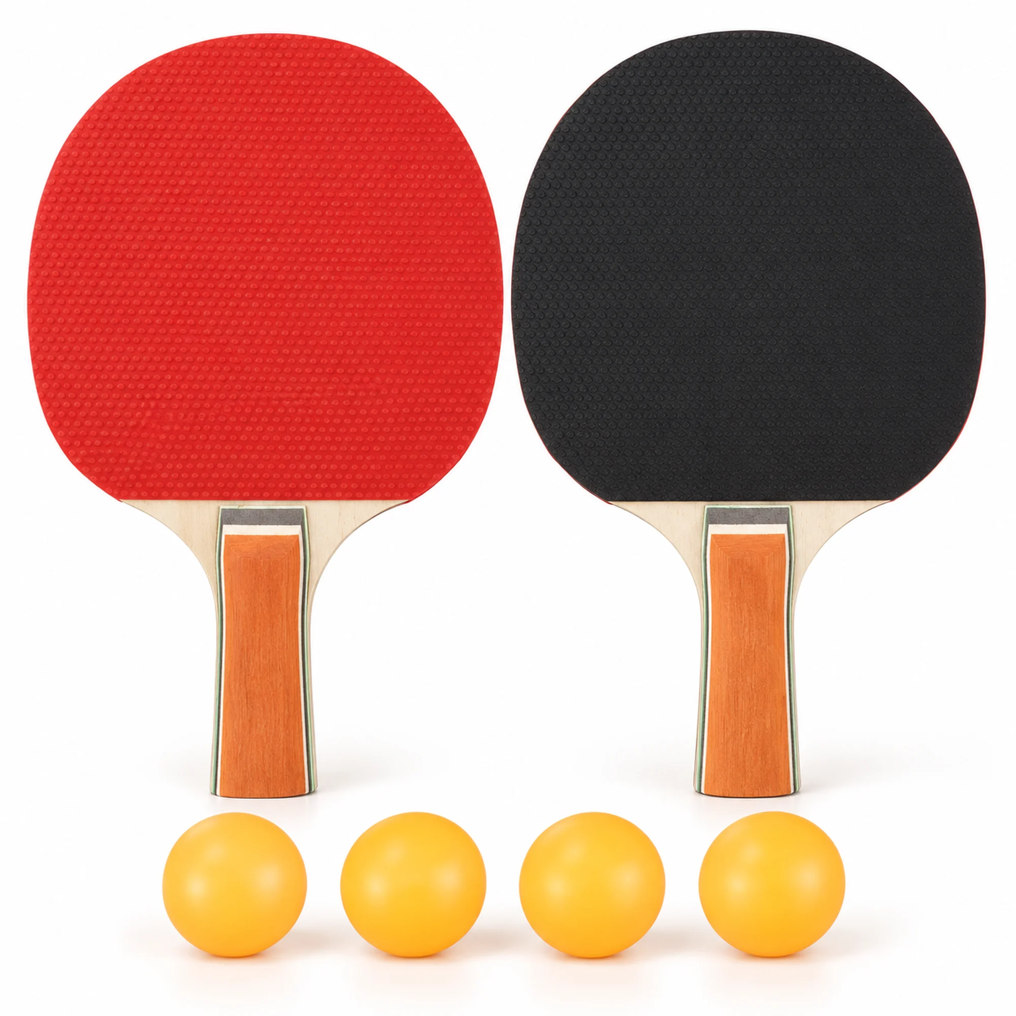 Set de Tenis de Mesa, 2 Paletas y 4 Pelotas