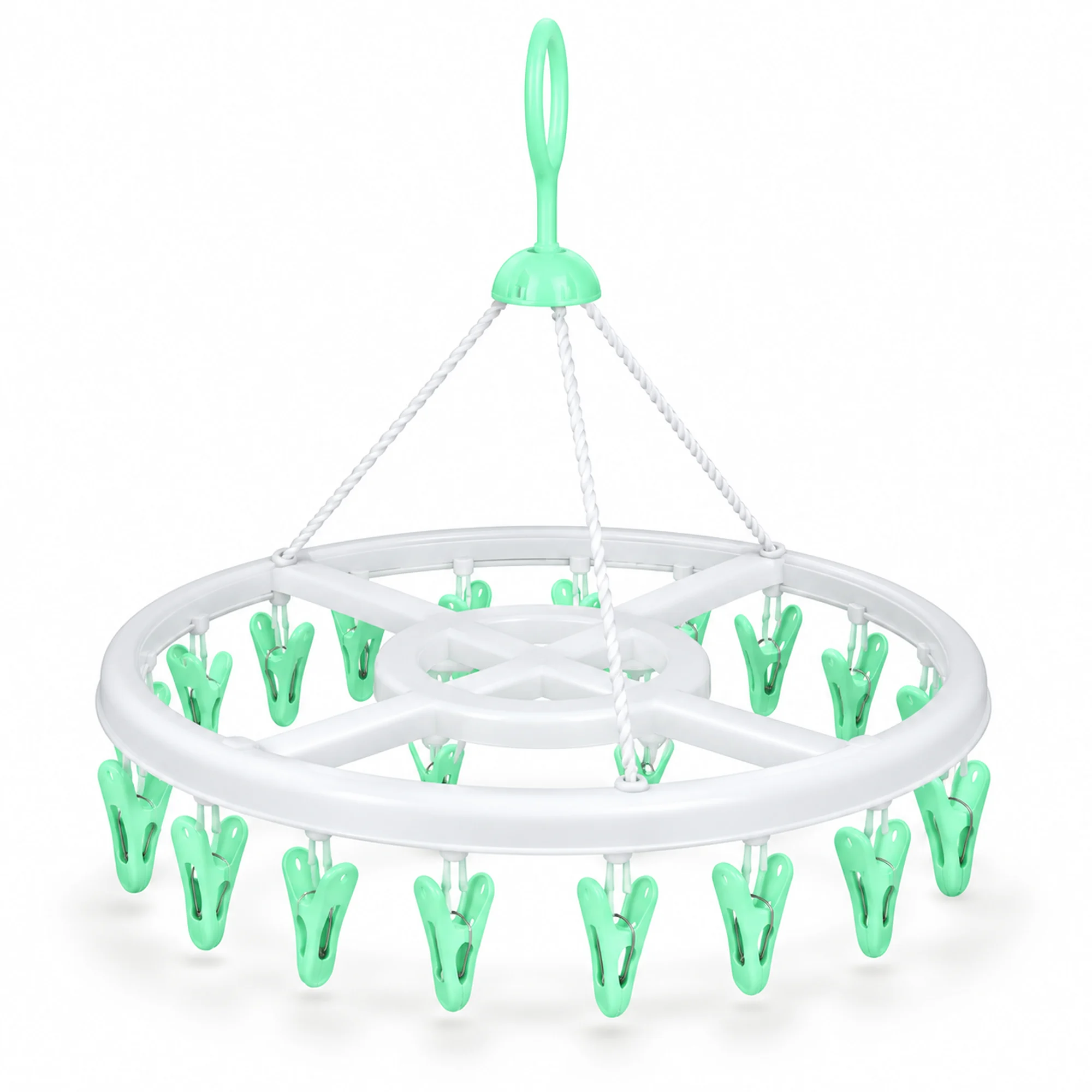 Tendedero Colgante Circular con 18 Pinzas, diámetro 34 cm