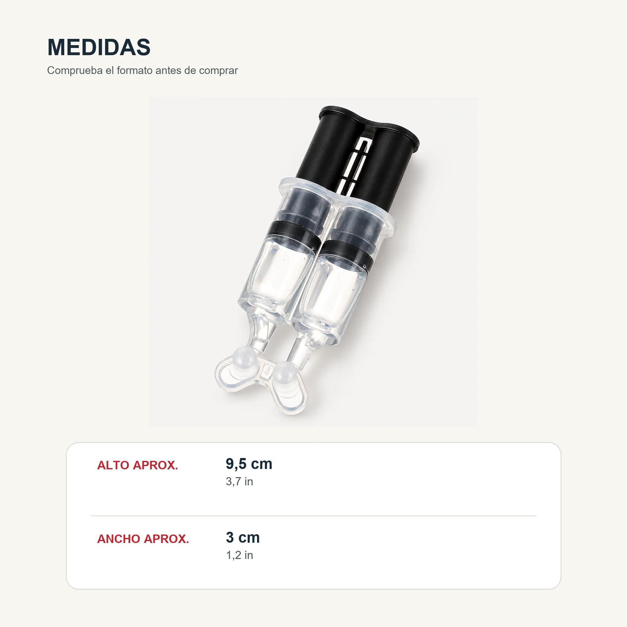 Adhesivo Epóxico Bicomponente en Jeringa Doble