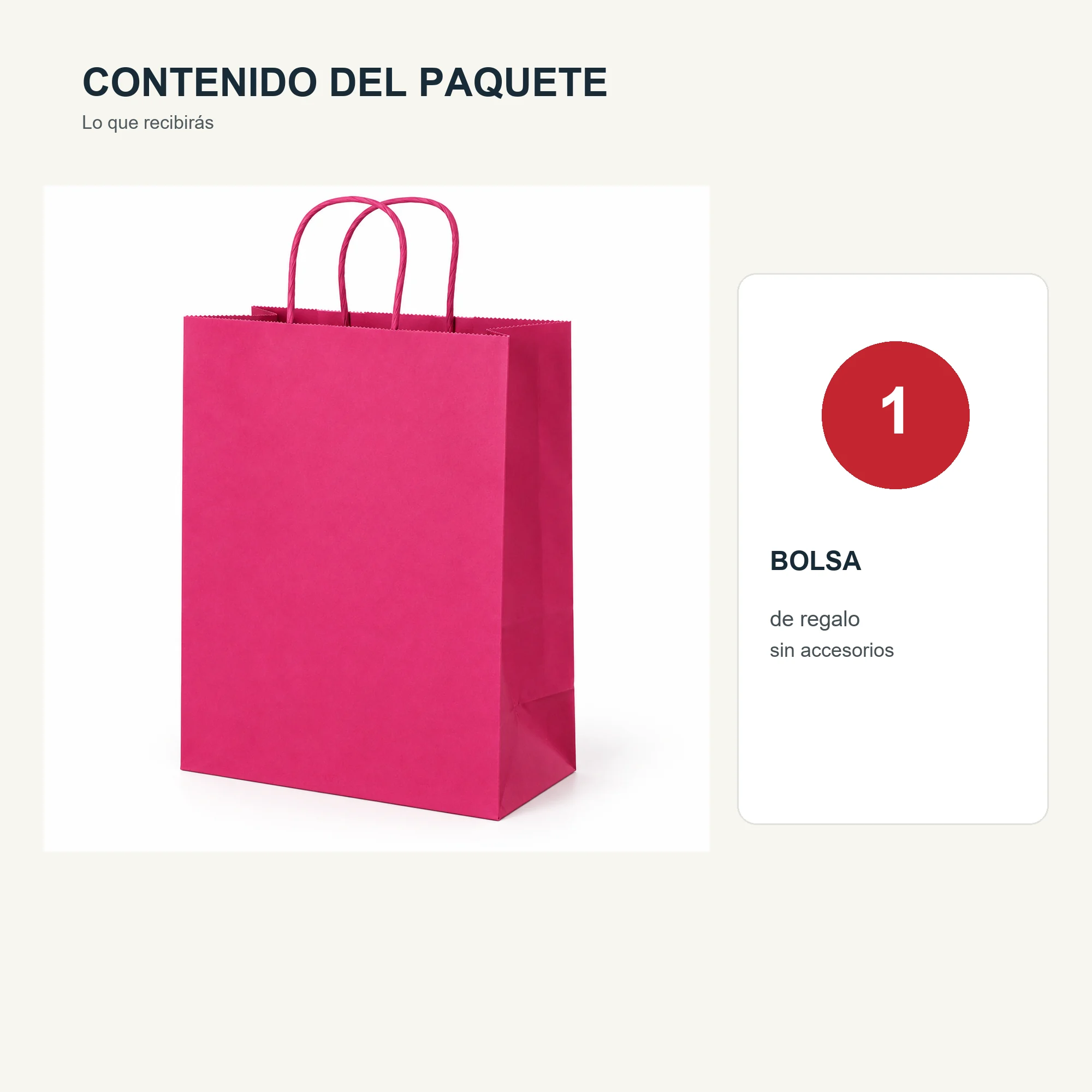 Bolsa de Regalo de Papel Liso con Asas Trenzadas, 31 × 42 × 11,5 cm, Colores Surtidos