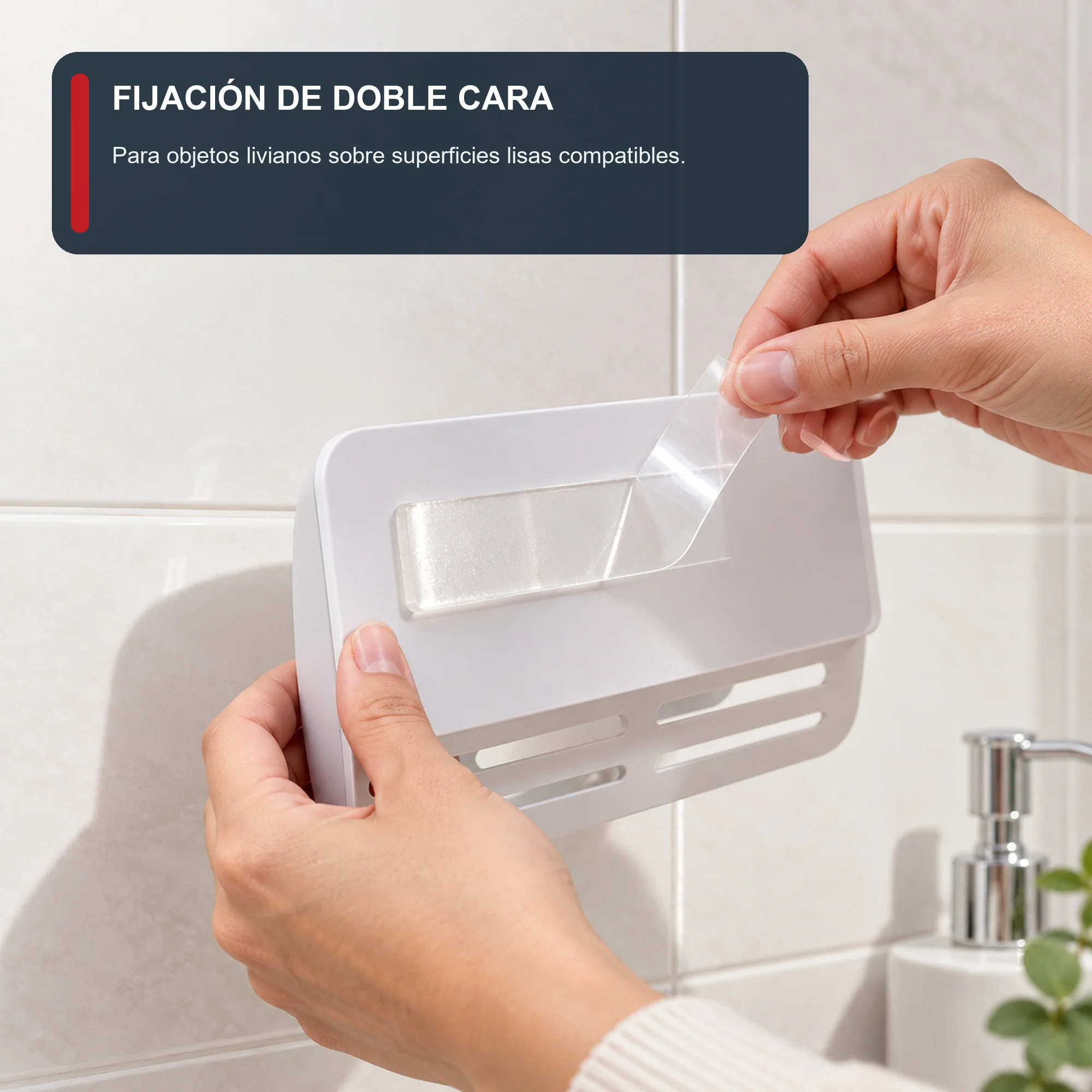 Cinta Doble Contacto de Gel Acrílico Transparente, 30 mm × 3 m