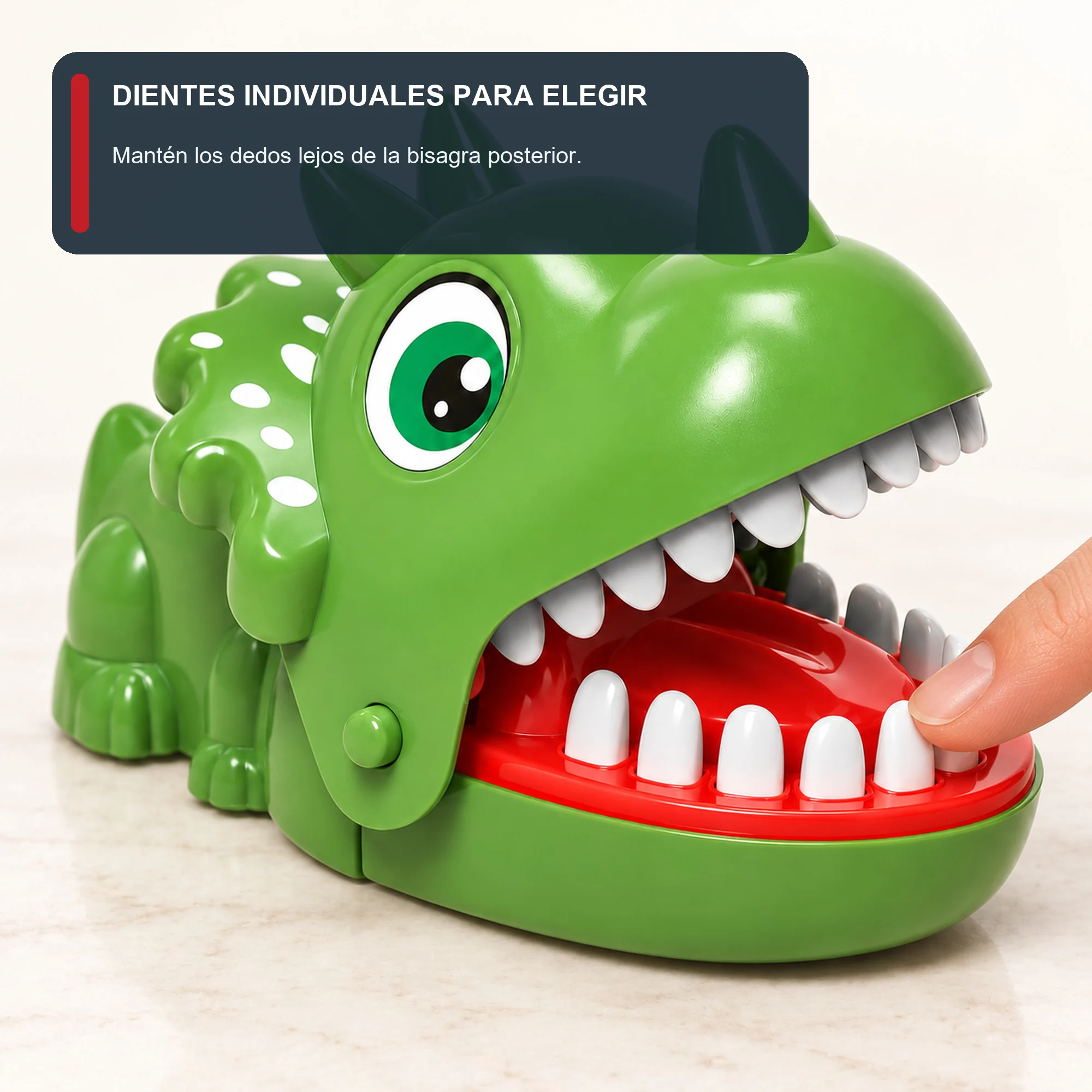 Juego Dentista Triceratops, 15,5 × 10 × 10,5 cm, Color Surtido