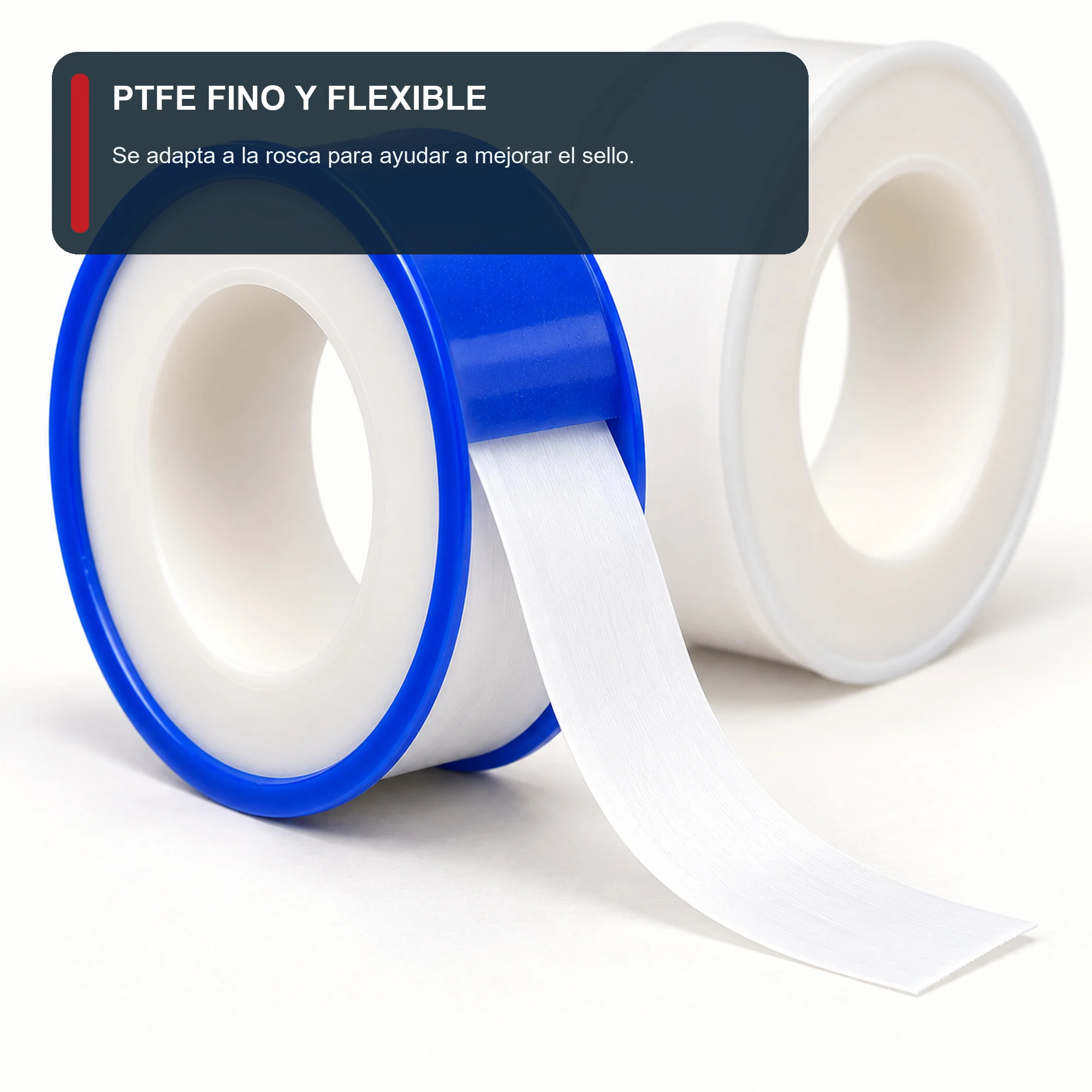 Set de 2 Cintas Selladoras de PTFE, 12 mm × 10 m